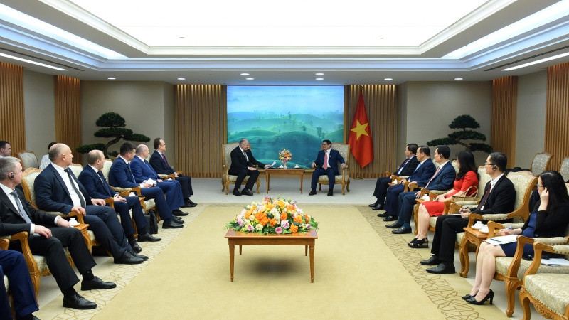 Quang cảnh buổi tiếp.