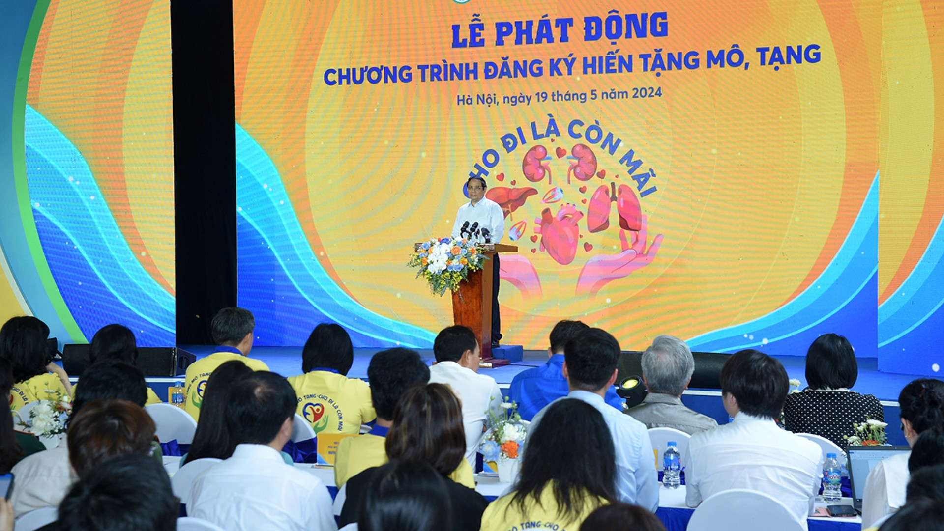 Quang cảnh buổi lễ.