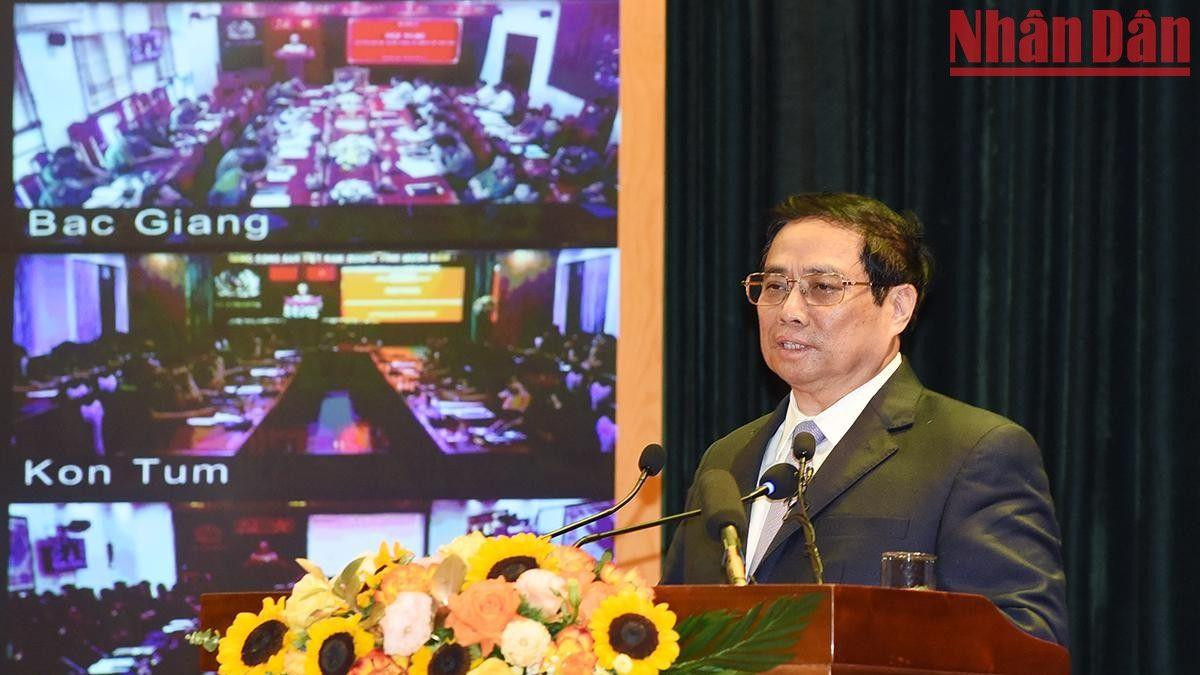 Thủ tướng Chính phủ Phạm Minh Chính phát biểu tại Hội nghị.