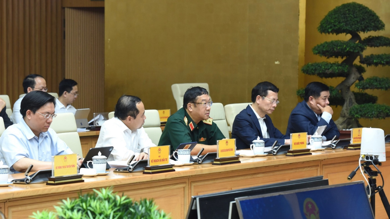 Đại diện lãnh đạo các Bộ, ban, ngành tham dự Hội nghị.