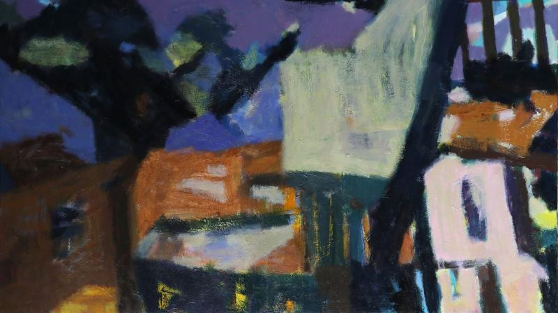 Một trong những tác phẩm của họa sĩ Vũ Bích Thủy.