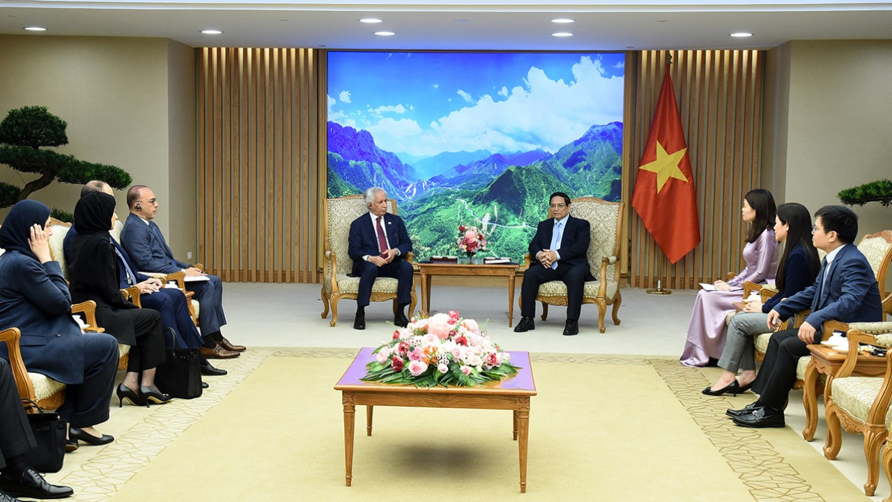 Quang cảnh buổi tiếp.