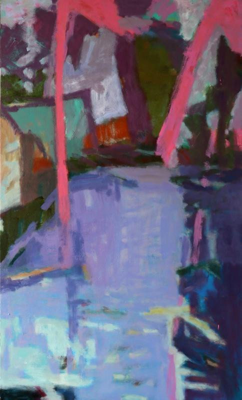 Một trong những tác phẩm của họa sĩ Vũ Bích Thủy.