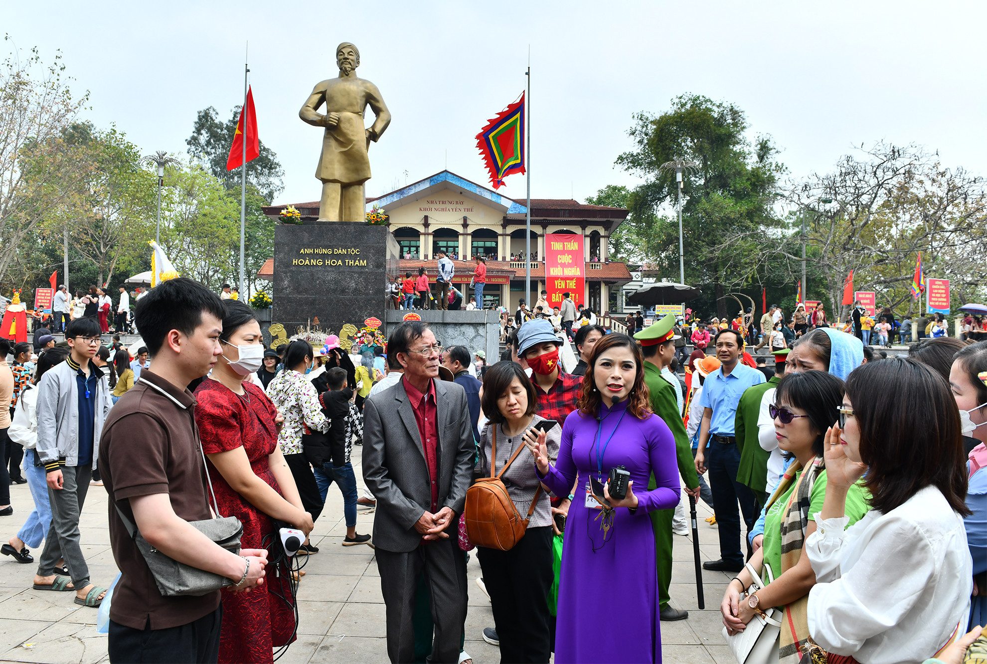 Vào dịp tháng 3 dương lịch, du khách đến Bắc Giang được trải nghiệm không khí Lễ hội Yên Thế gắn với cuộc khởi nghĩa của cụ Hoàng Hoa Thám.
