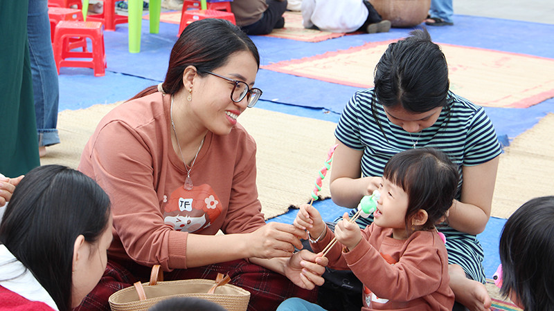Thành phẩm tặng con gái.