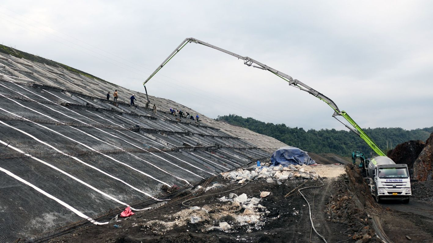 Đến nay, tiến độ thi công của dự án đạt hơn 60% giá trị hợp đồng.