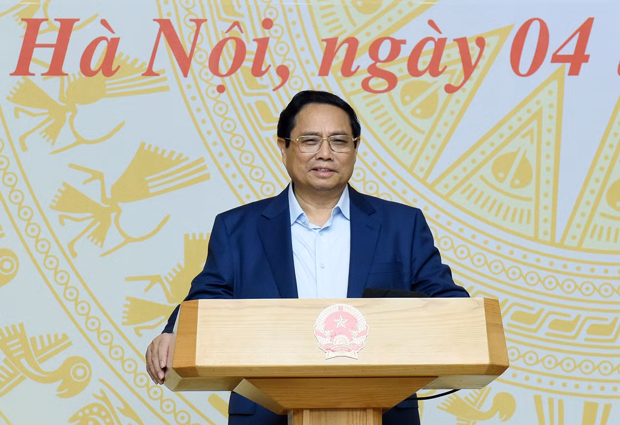 Thủ tướng Phạm Minh Chính, Chủ tịch Ủy ban quốc gia Đổi mới giáo dục và đào tạo phát biểu chỉ đạo tại phiên họp.