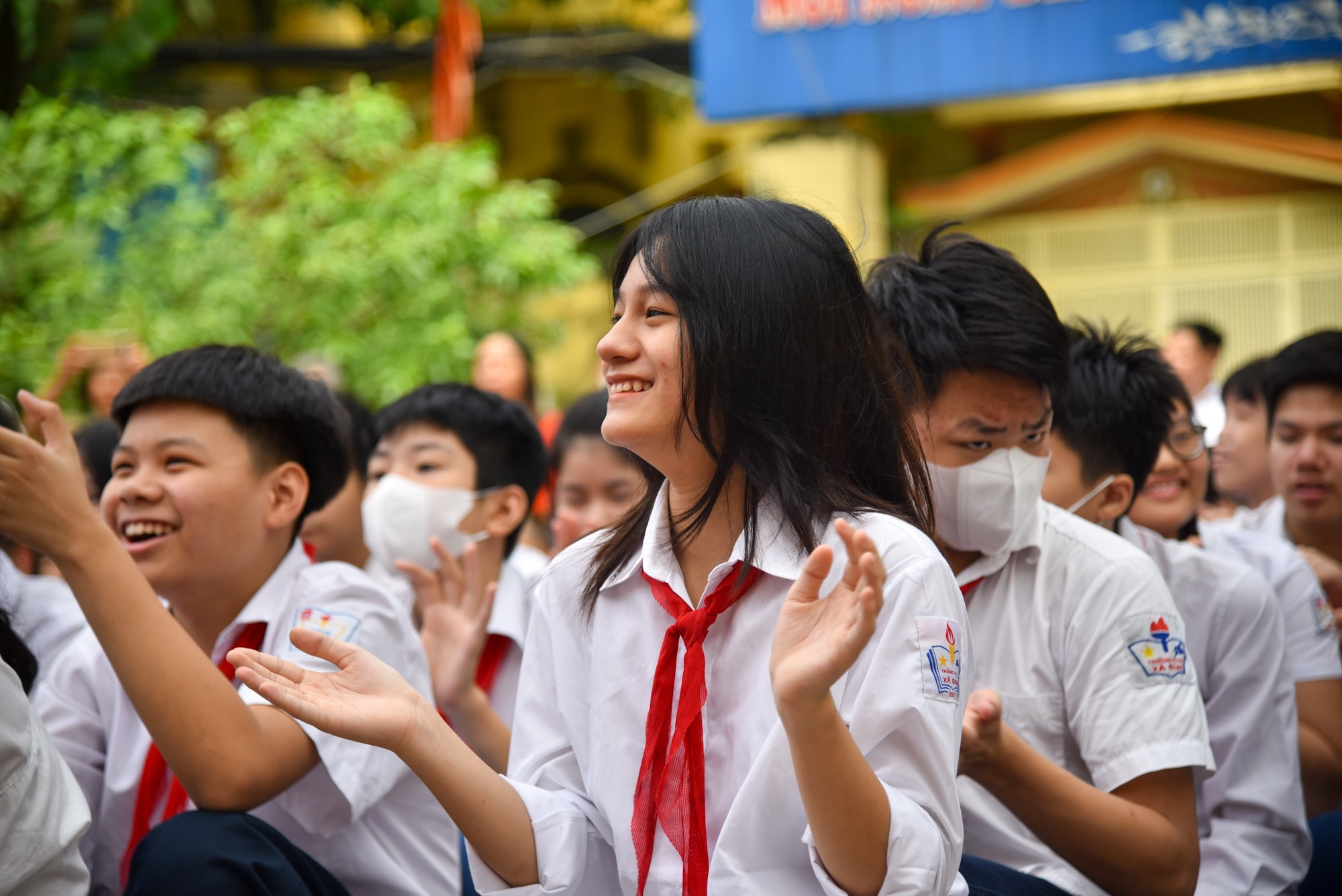 Với mô hình dạy liên cấp gồm mầm non, tiểu học và THCS, hiện nay trường tổ chức dạy học cho cả học sinh bình thường (trong đó học sinh khiếm thính chiếm 60%).