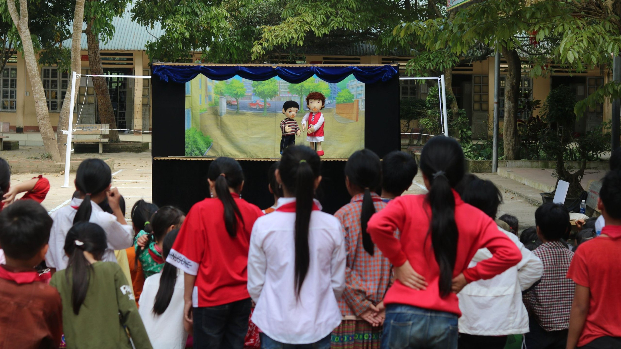 Một "show diễn" của búp bê dành riêng cho trẻ em của GNI. (Ảnh: GNI)