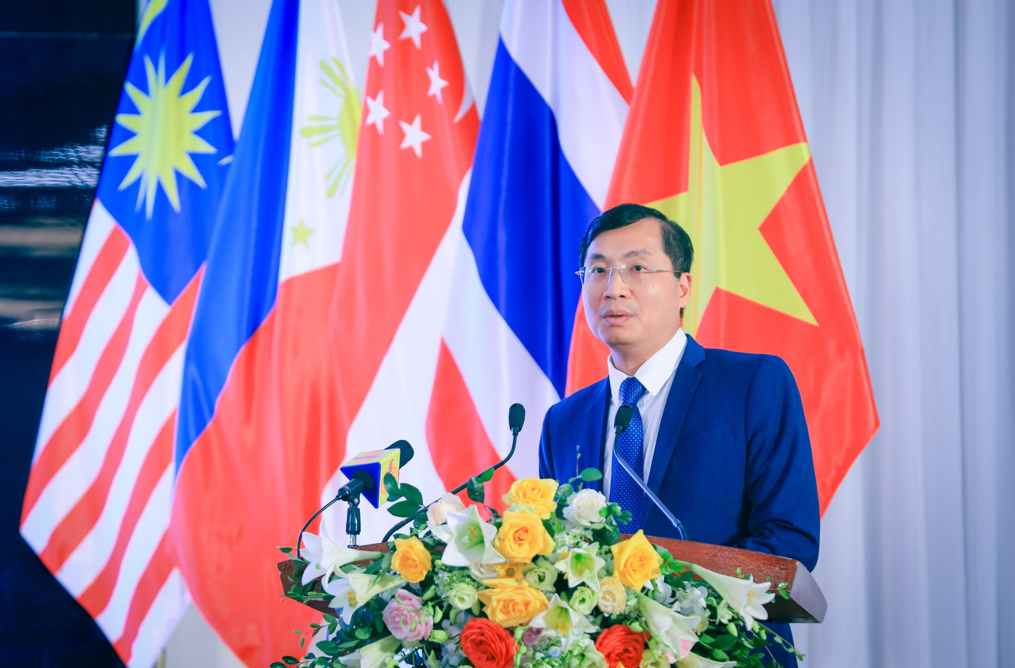 Nhà báo Trần Tiến Duẩn - Tổng Biên tập Báo điện tử VietnamPlus, Thông tấn xã Việt Nam. (Ảnh: THÀNH ĐẠT)