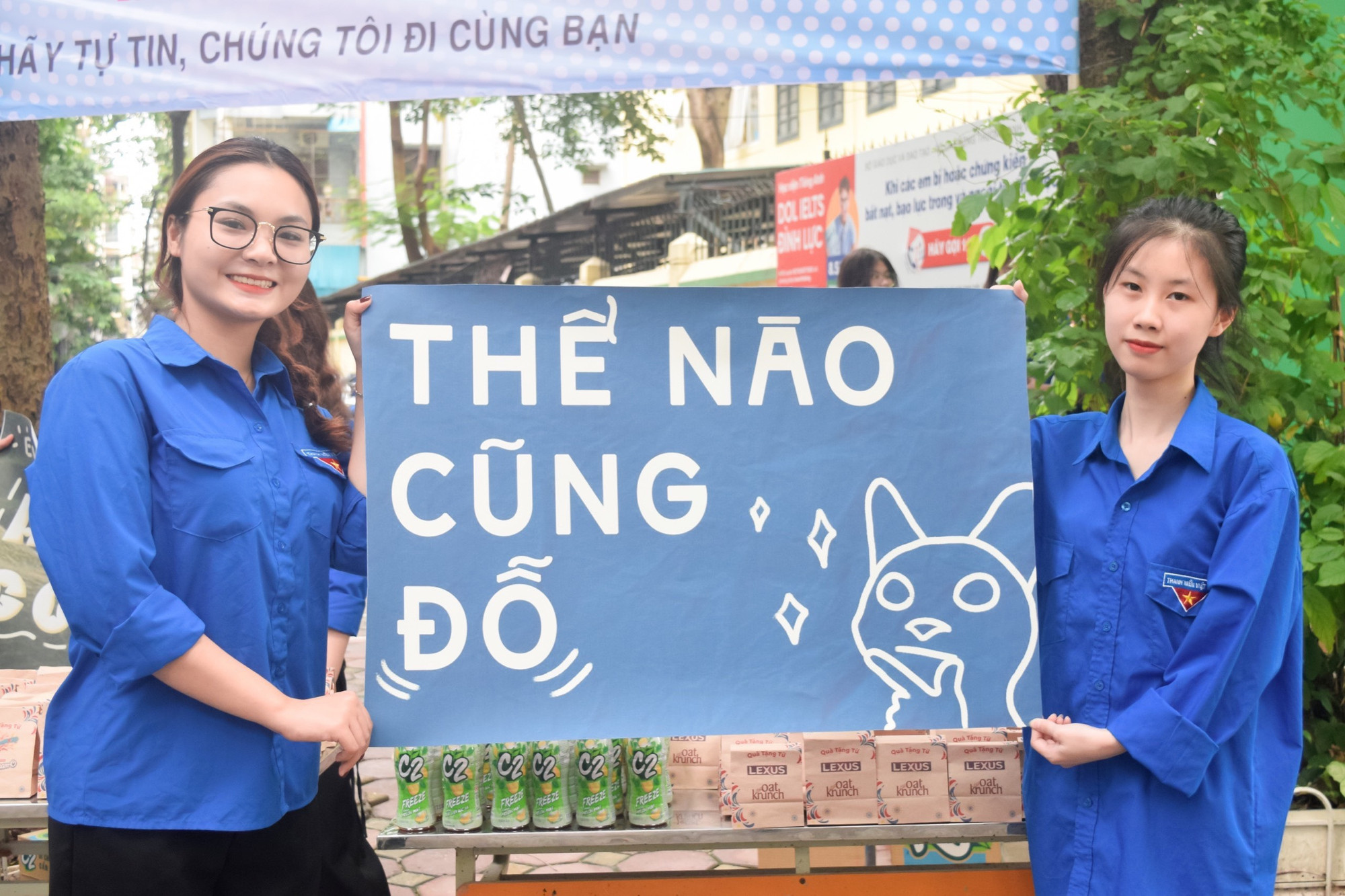Những slogan ý nghĩa để động viên tinh thần sĩ tử trong kỳ thi quan trọng. (Ảnh: Thành Đạt)