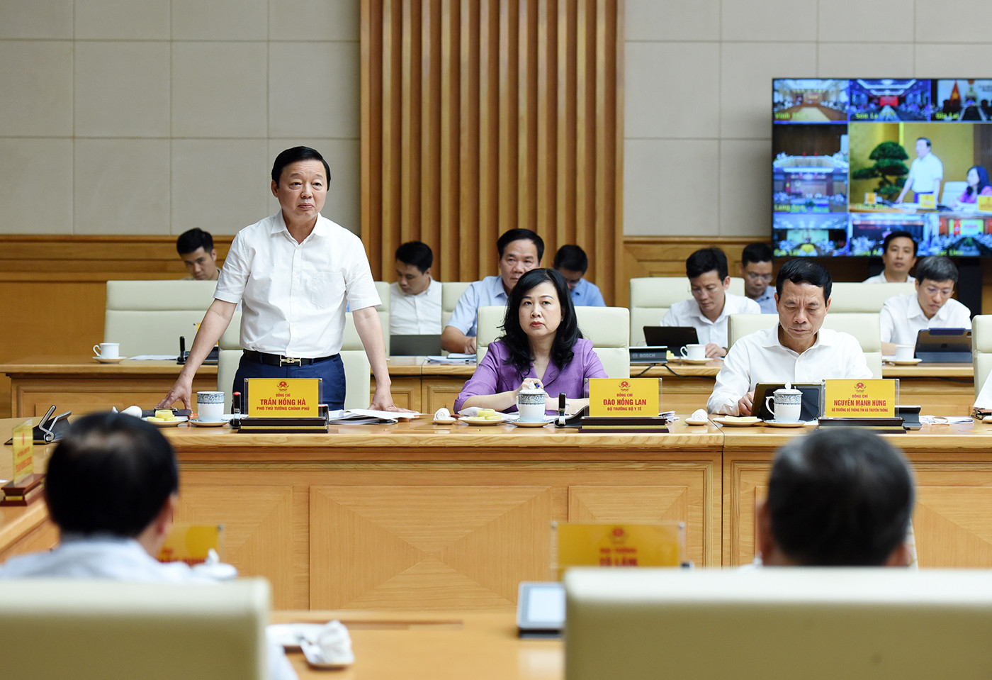 Phó Thủ tướng Trần Hồng Hà phát biểu