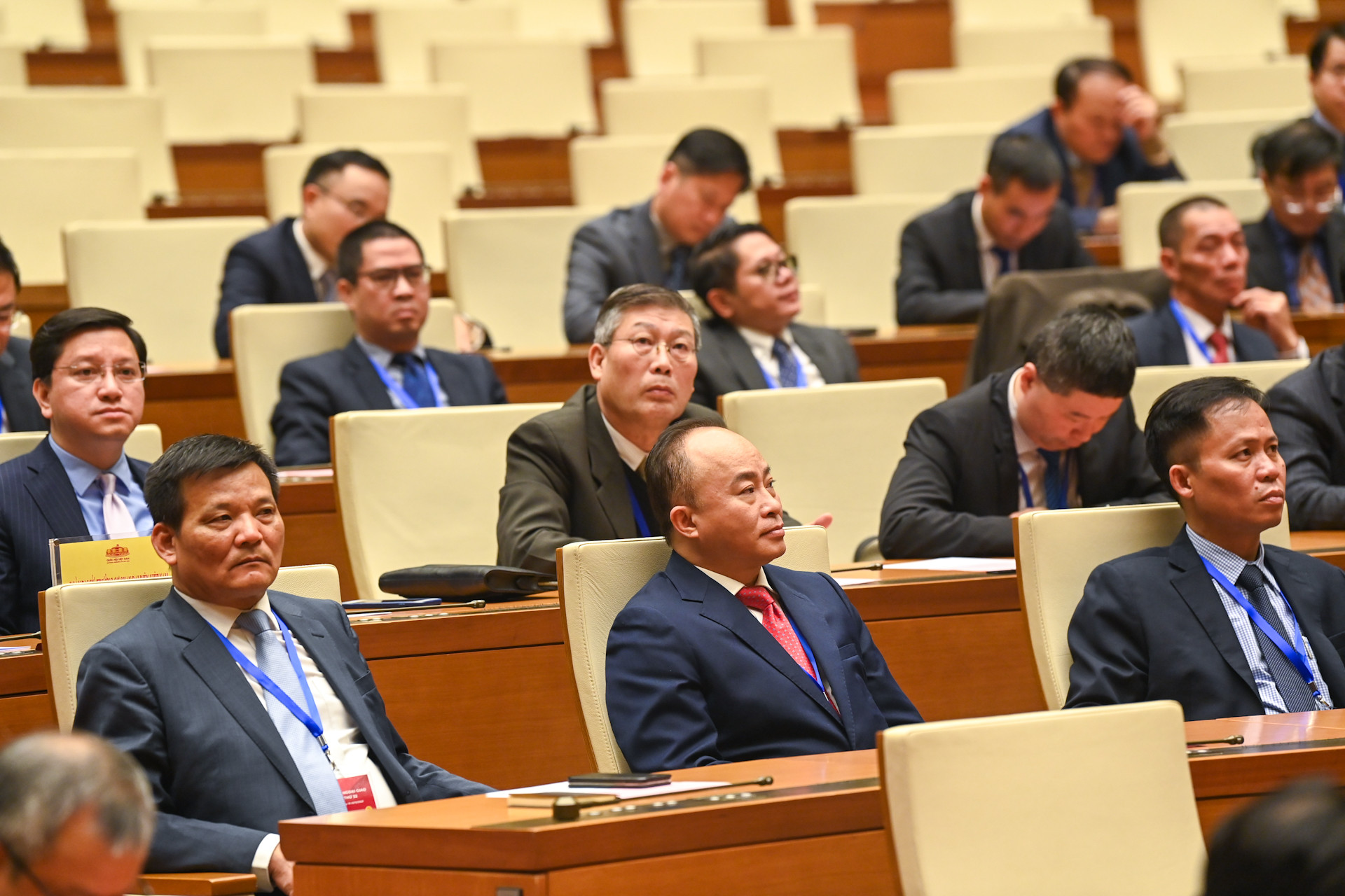 Các Đại sứ, Trưởng Cơ quan đại diện Việt Nam ở nước ngoài dự buổi gặp mặt.