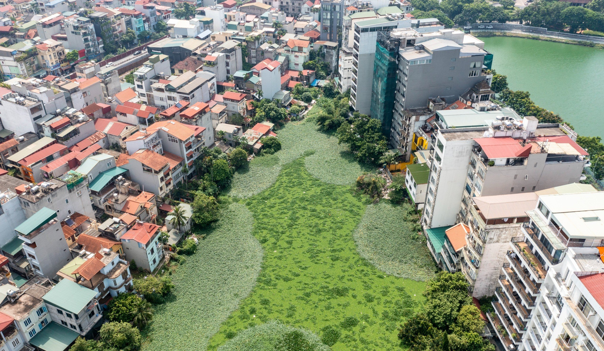 Cụ thể, dự án sẽ tập trung vào các hạng mục như nạo vét lòng hồ, thu gom xử lý bùn thải và thảm thực vật trên mặt hồ, cải tạo kè, xây dựng đường đi chung quanh, trồng cây xanh, lắp đặt hệ thống chiếu sáng, hệ thống tiêu thoát nước...