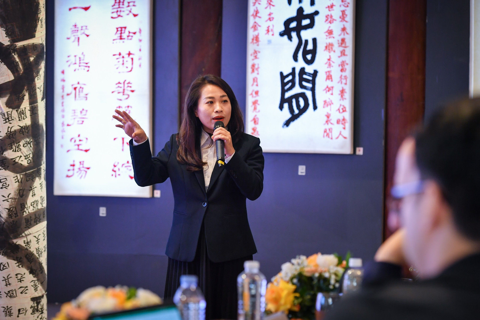 Đại diện Tập đoàn TH trình bày về các dự án tại vòng Chung kết. Đại diện Tập đoàn TH trình bày về các dự án tại vòng Chung kết.