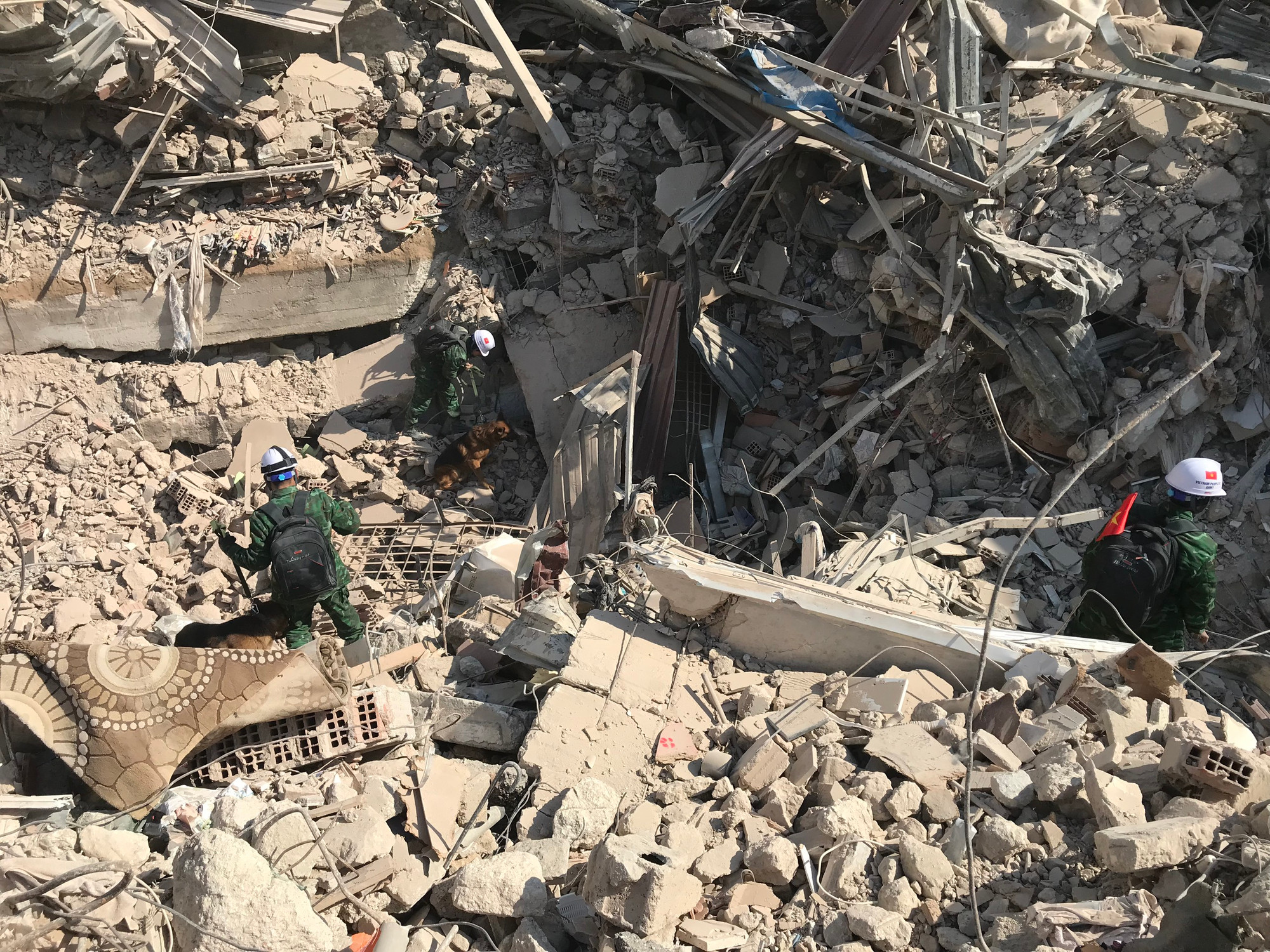 Nỗ lực tìm kiếm các nạn nhân tại Hatay.