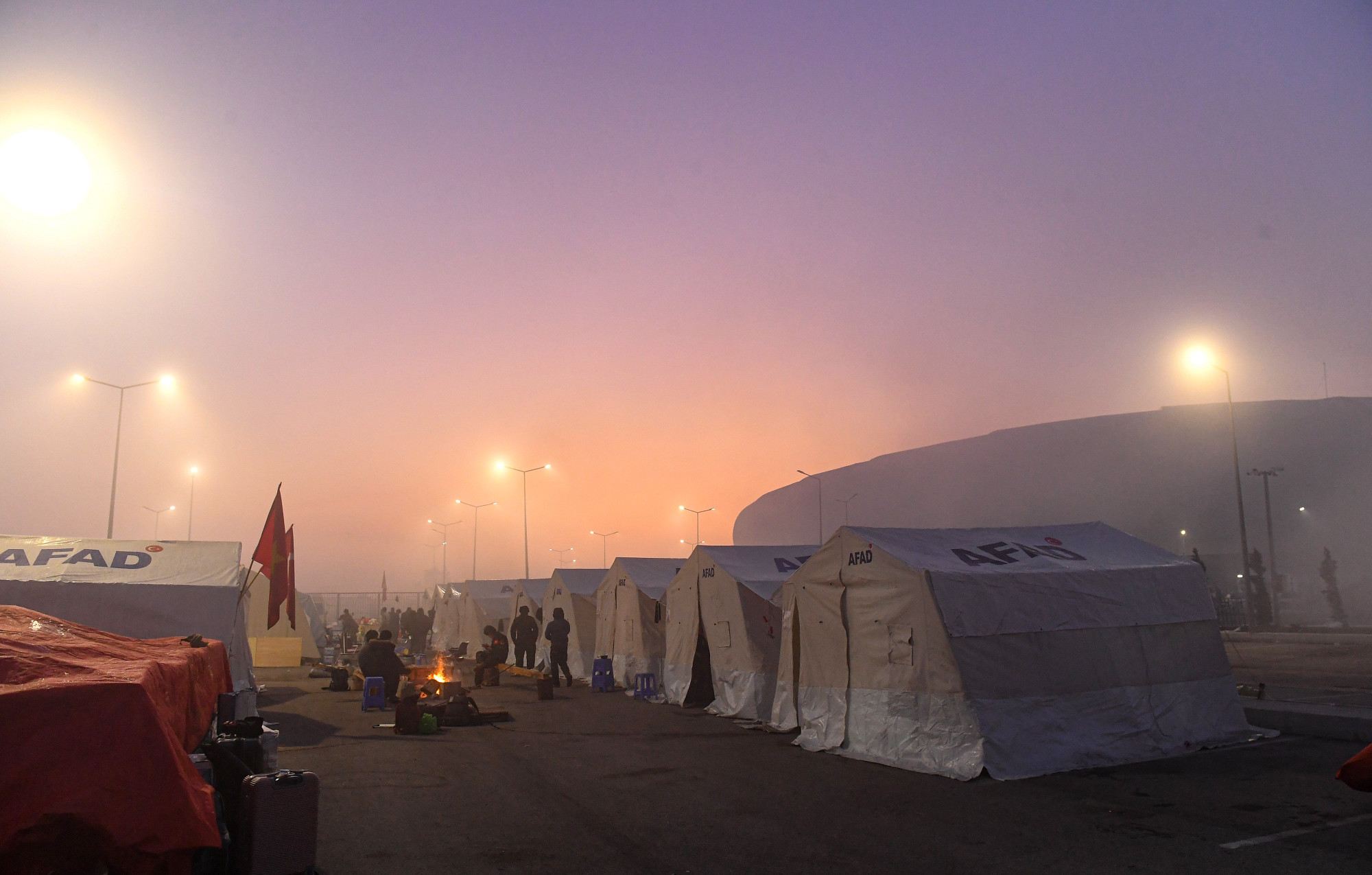 Toàn cảnh khu đóng quân của đoàn Quân đội nhân dân Việt Nam tại Hatay (Thổ Nhĩ Kỳ).