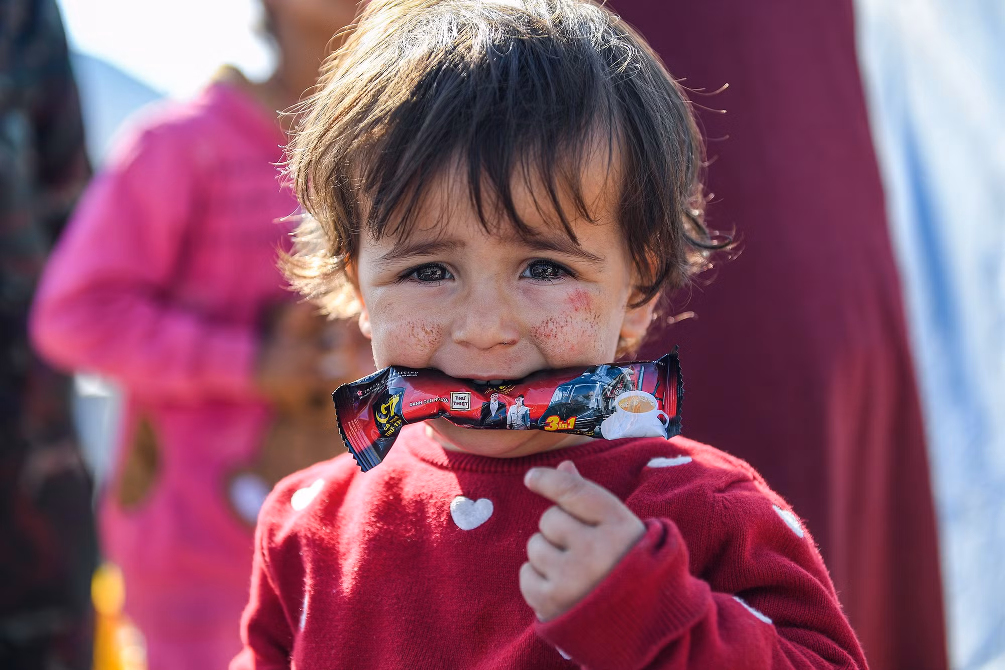 Ánh mắt của bé gái người Syria trên đất nước Thổ Nhĩ Kỳ.