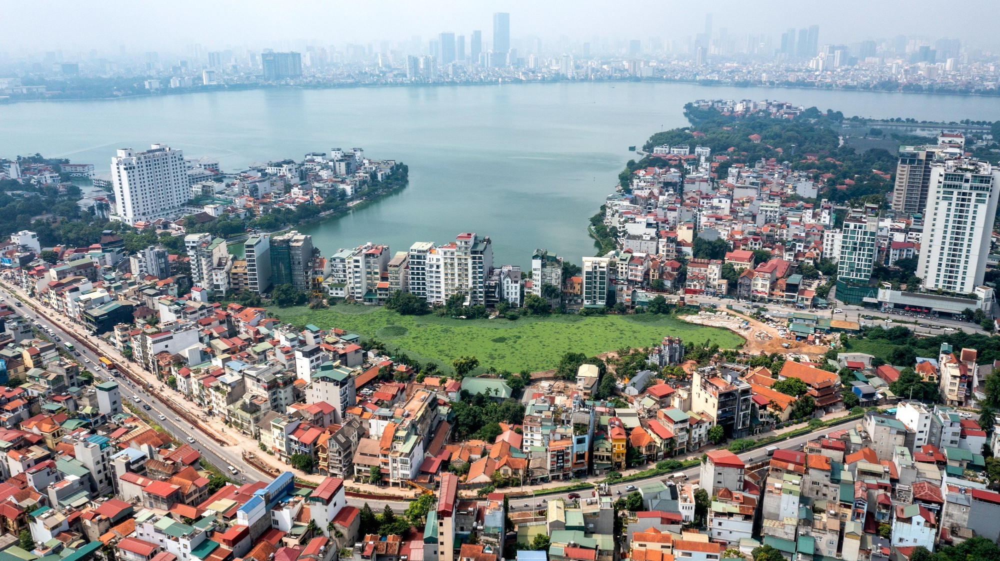 [Ảnh] Cận cảnh dự án thoát nước cho "rốn ngập" quận Tây Hồ