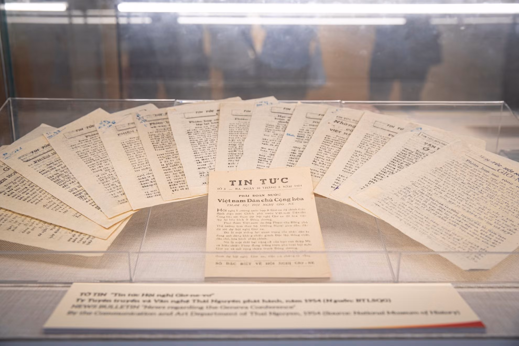 Bản tin về Hội nghị Geneva.