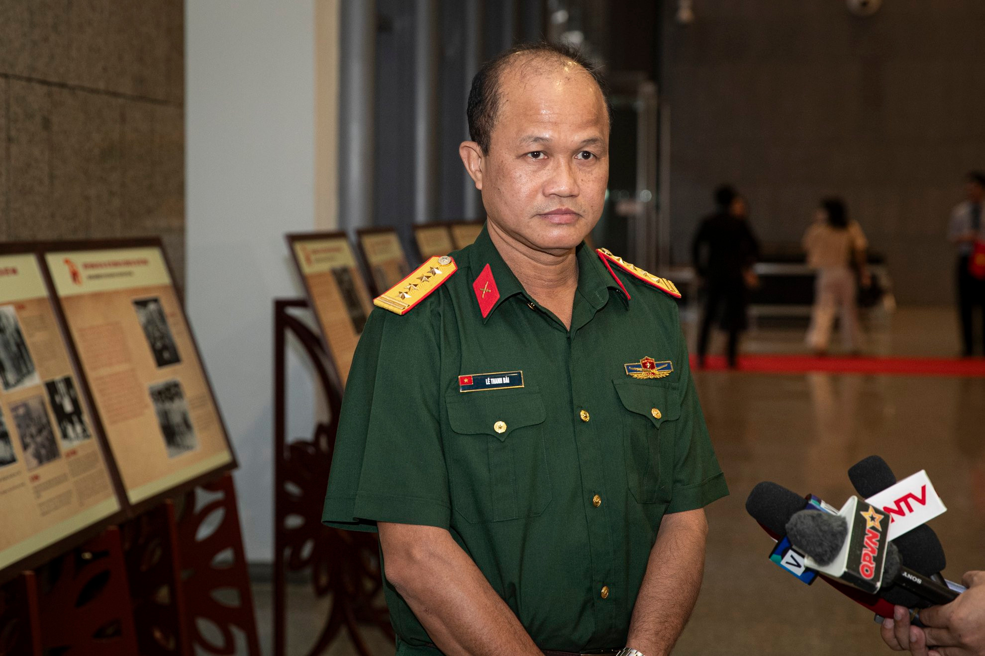 Đại tá, Tiến sĩ Lê Thanh Bài, Phó Viện trưởng Viện Lịch sử quân sự. (Ảnh: SƠN TÙNG)