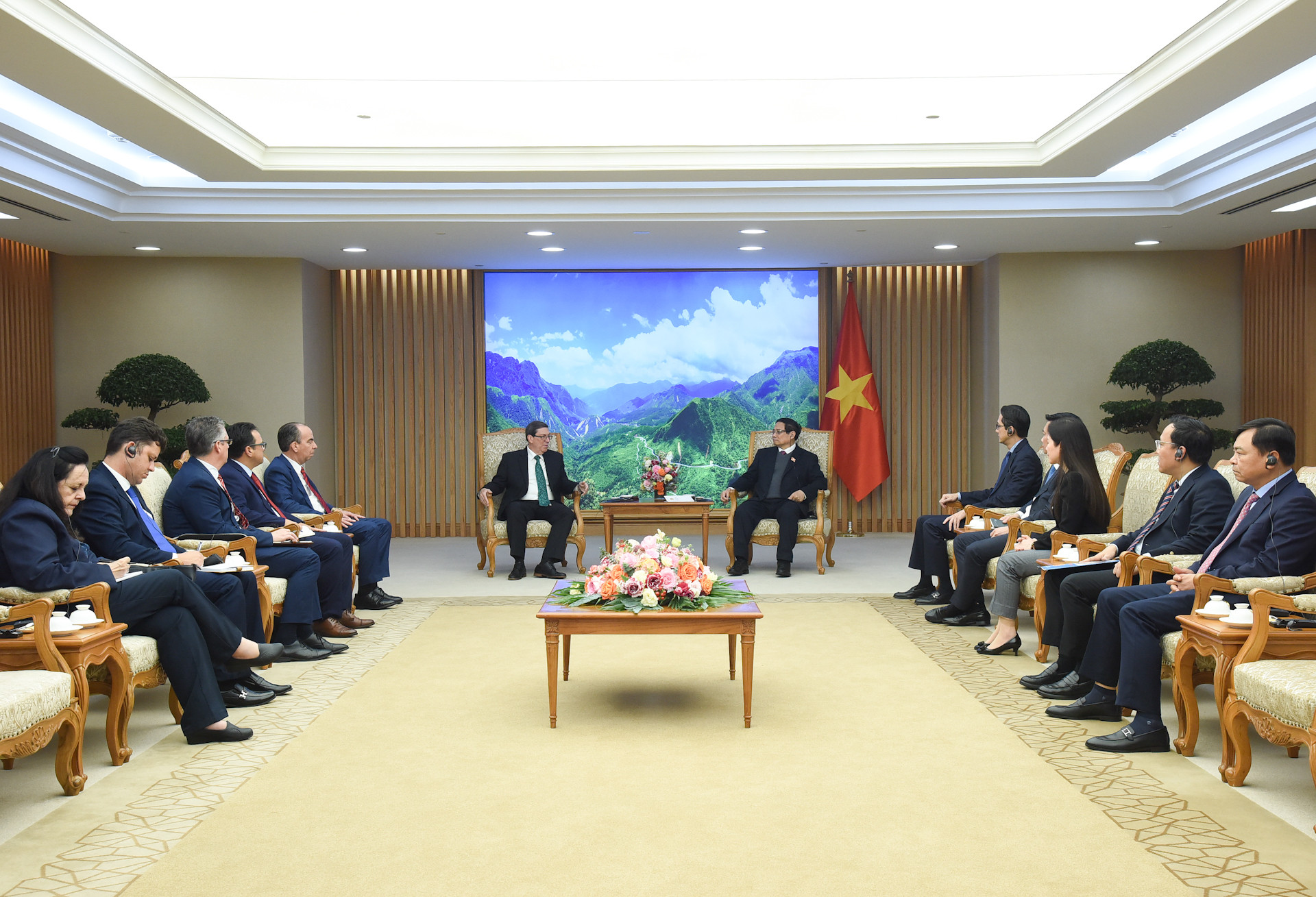 Quang cảnh buổi tiếp.