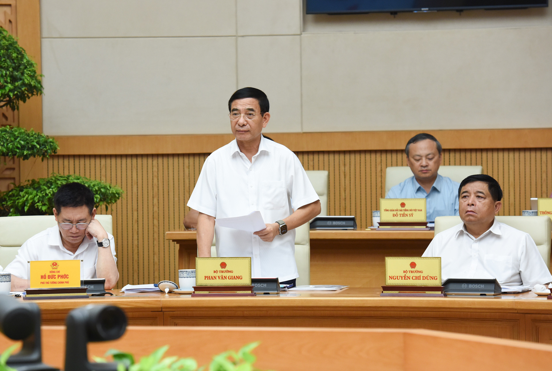 Bộ trưởng Quốc phòng Phan Văn Giang phát biểu.