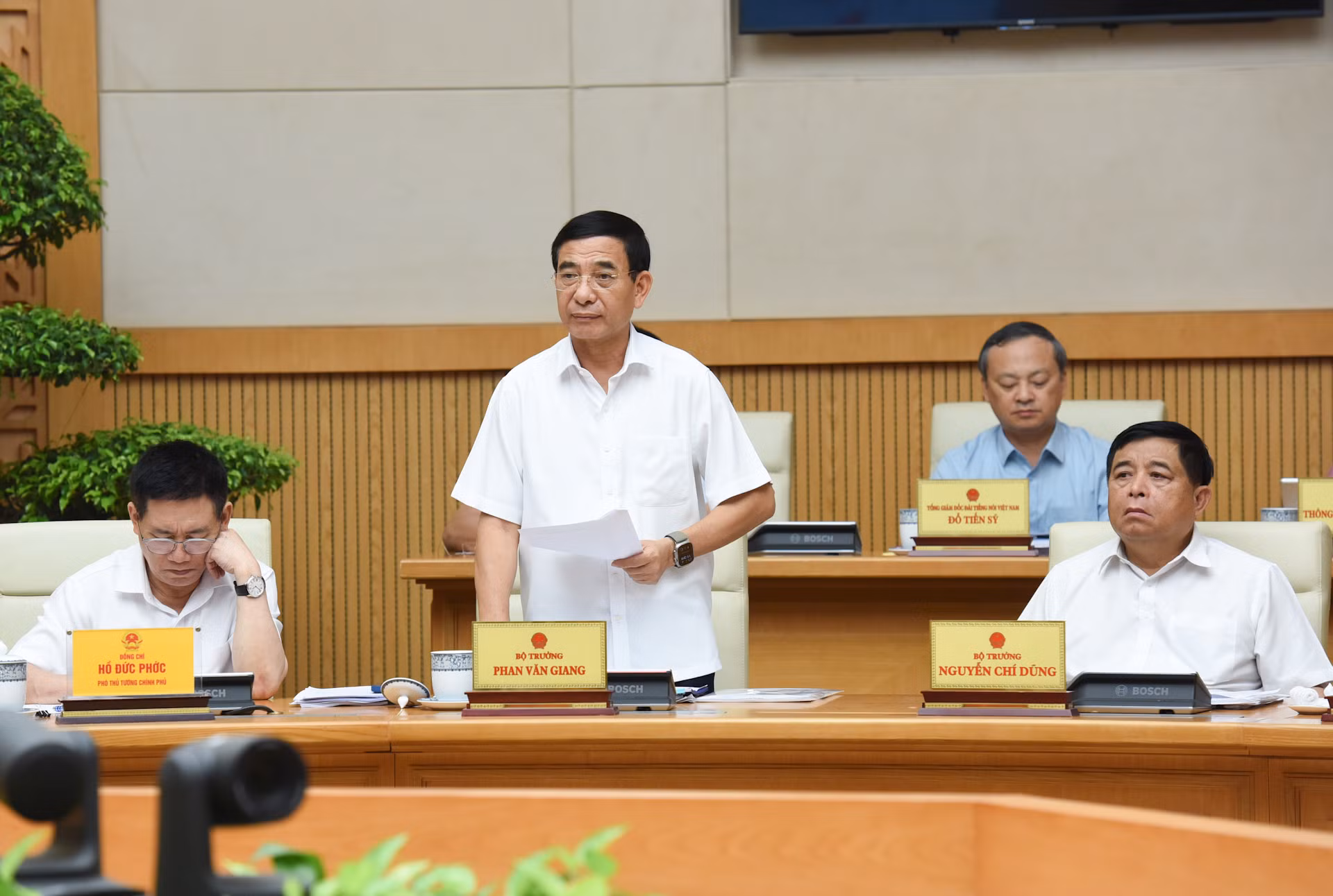 Bộ trưởng Quốc phòng Phan Văn Giang phát biểu.