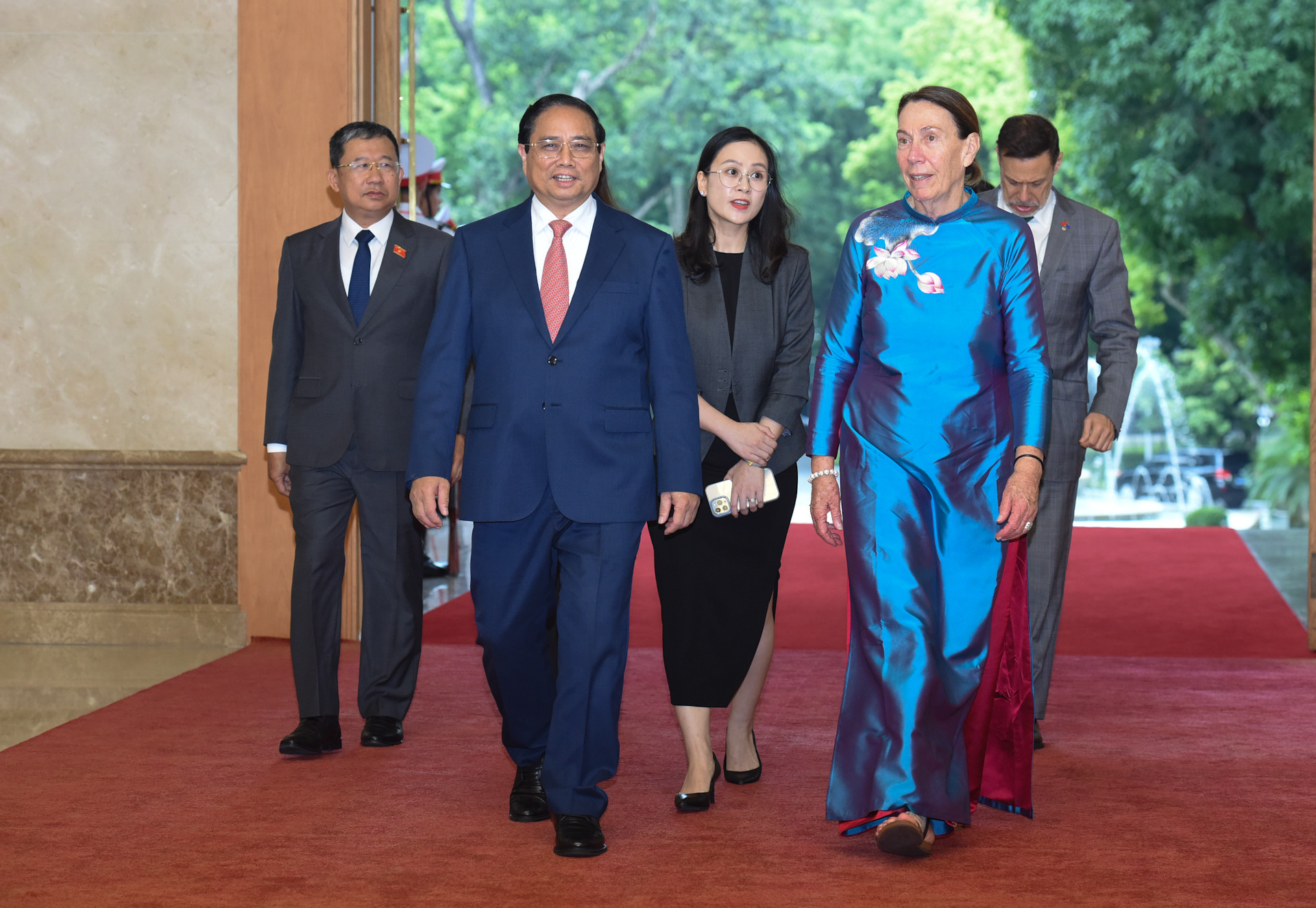 Thủ tướng Phạm Minh Chính và Chủ tịch Thượng viện Australia Sue Lines.