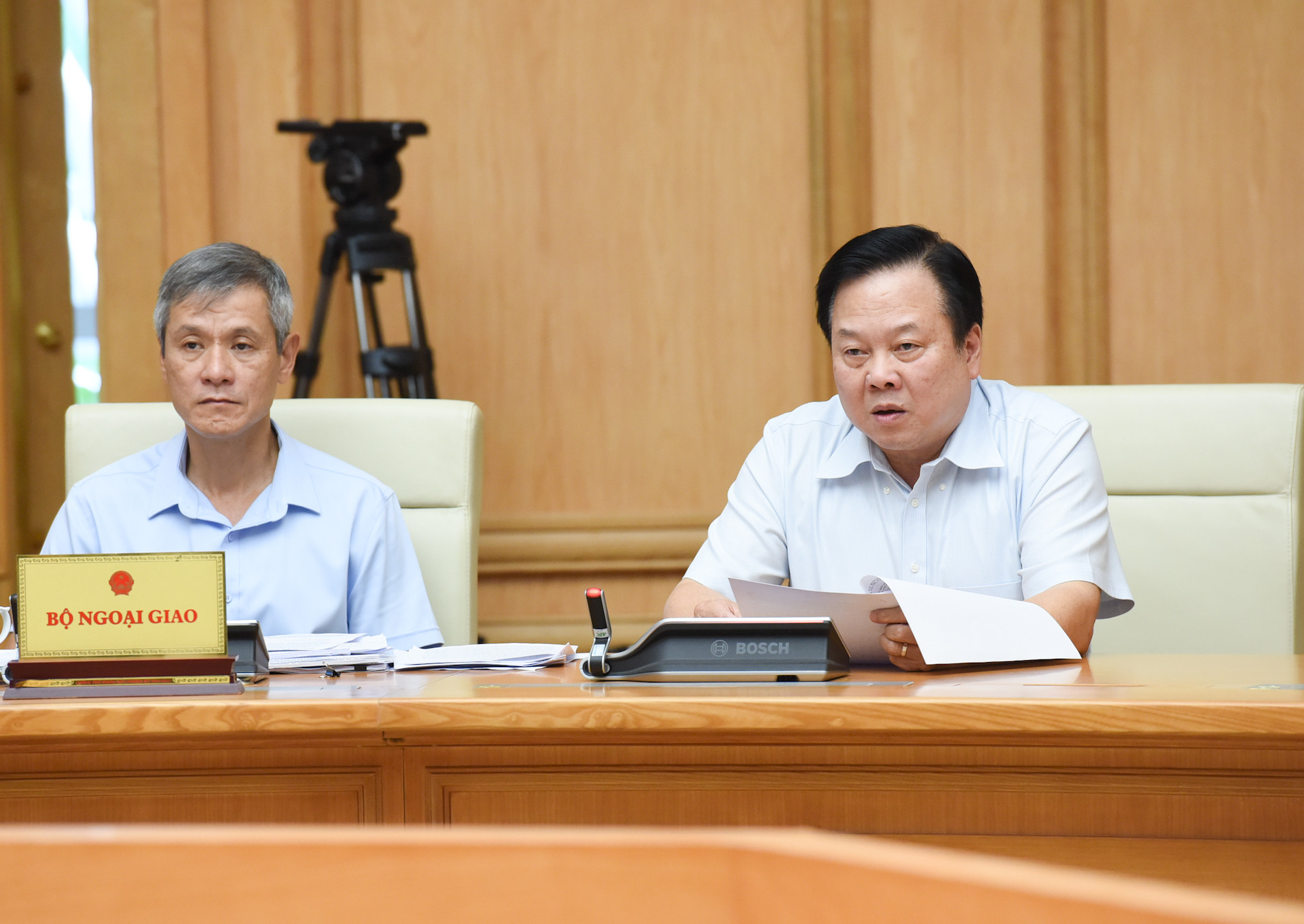 Chủ tịch Ủy ban Quản lý vốn Nhà nước tại doanh nghiệp Nguyễn Hoàng Anh phát biểu.