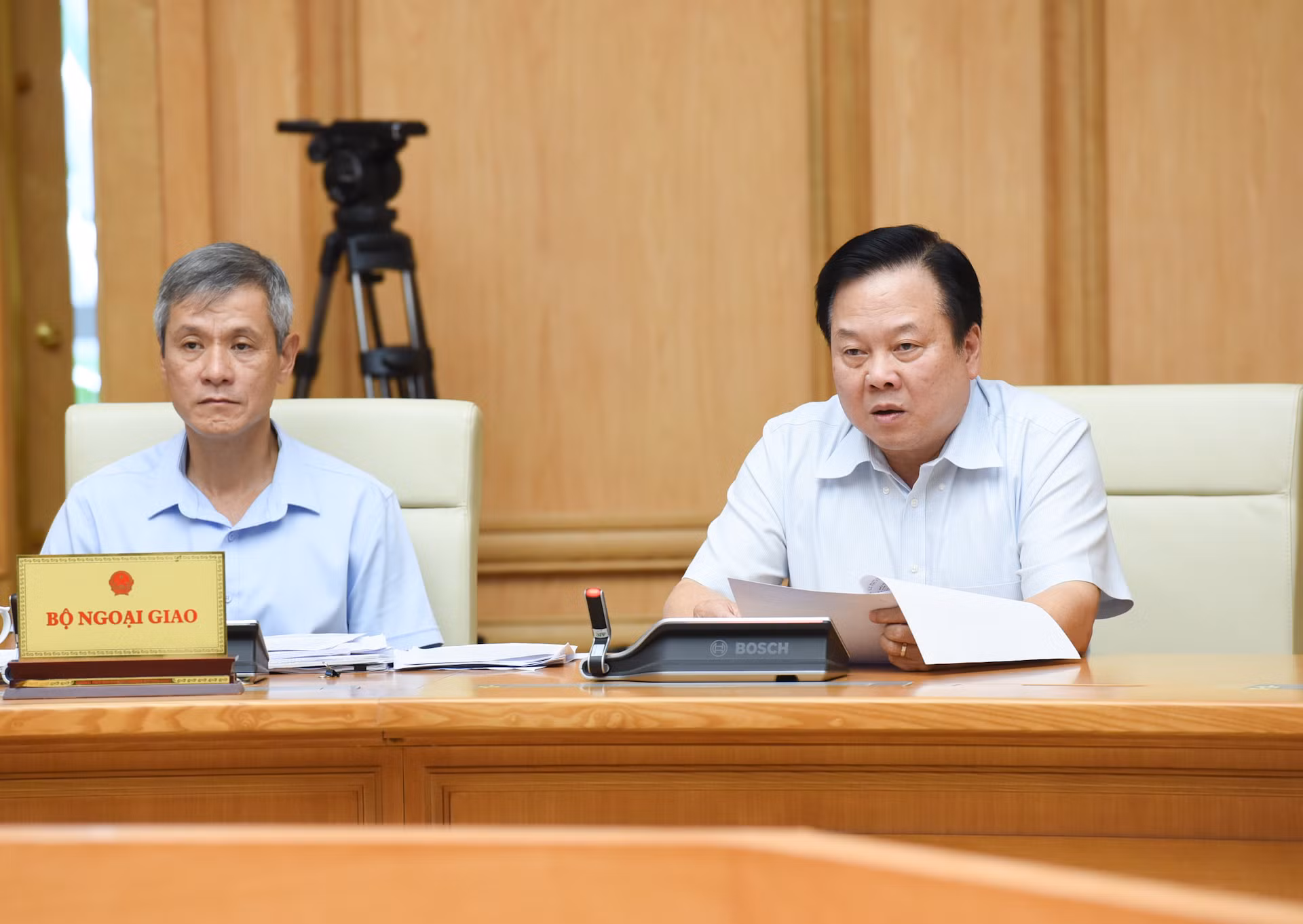 Chủ tịch Ủy ban Quản lý vốn Nhà nước tại doanh nghiệp Nguyễn Hoàng Anh phát biểu.