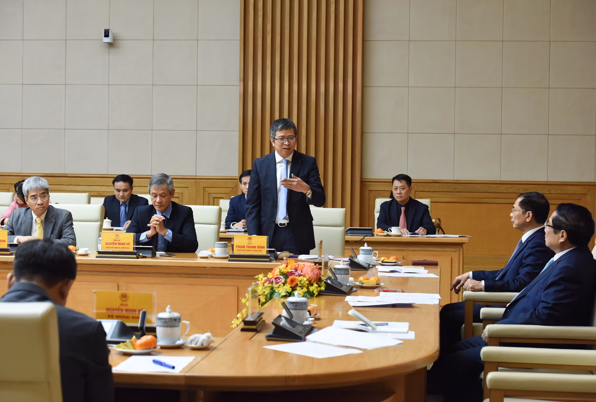 Đại sứ Việt Nam tại Trung Quốc phát biểu.