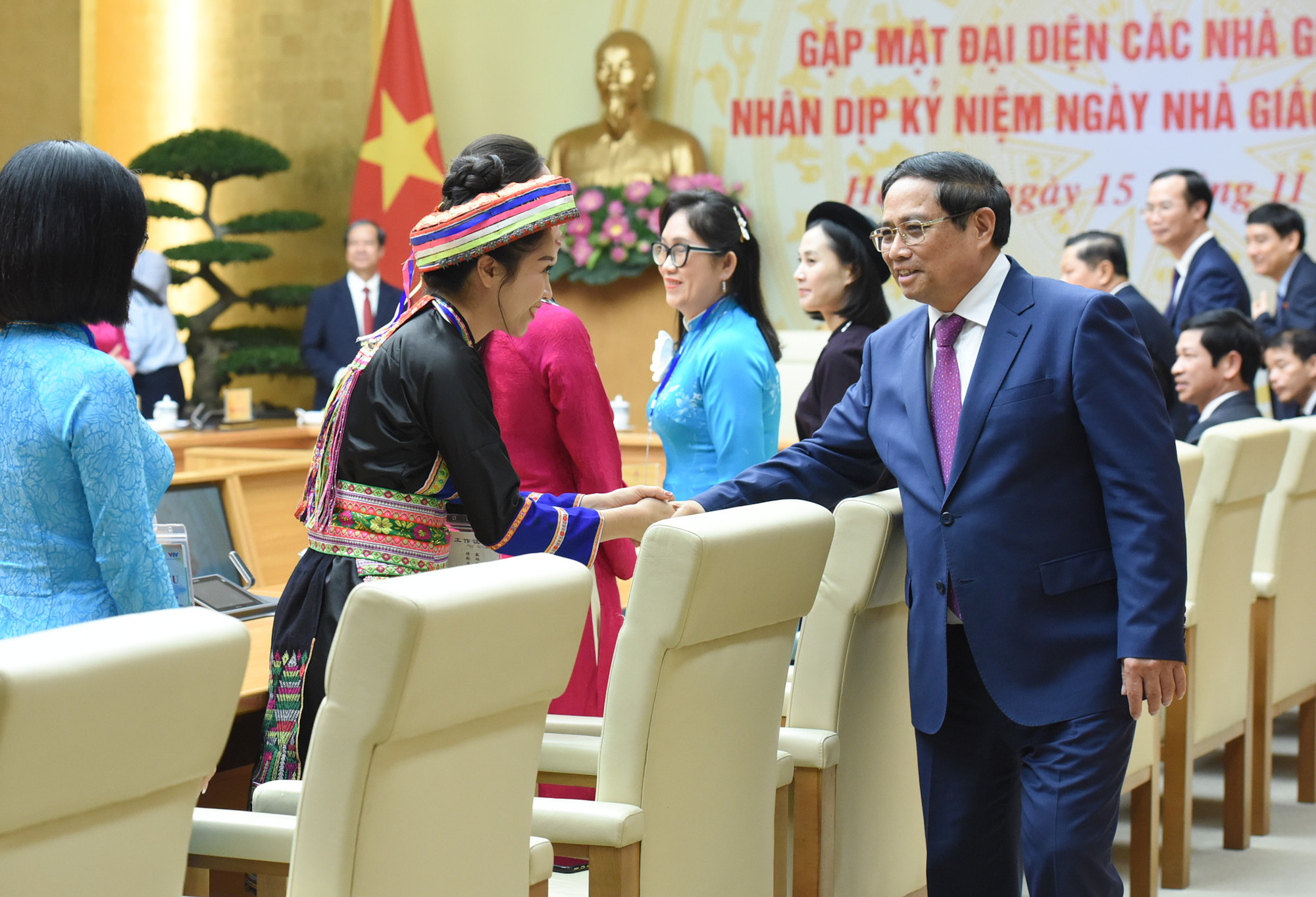 [Ảnh] Thủ tướng Phạm Minh Chính gặp đại diện các nhà giáo tiêu biểu ảnh 1