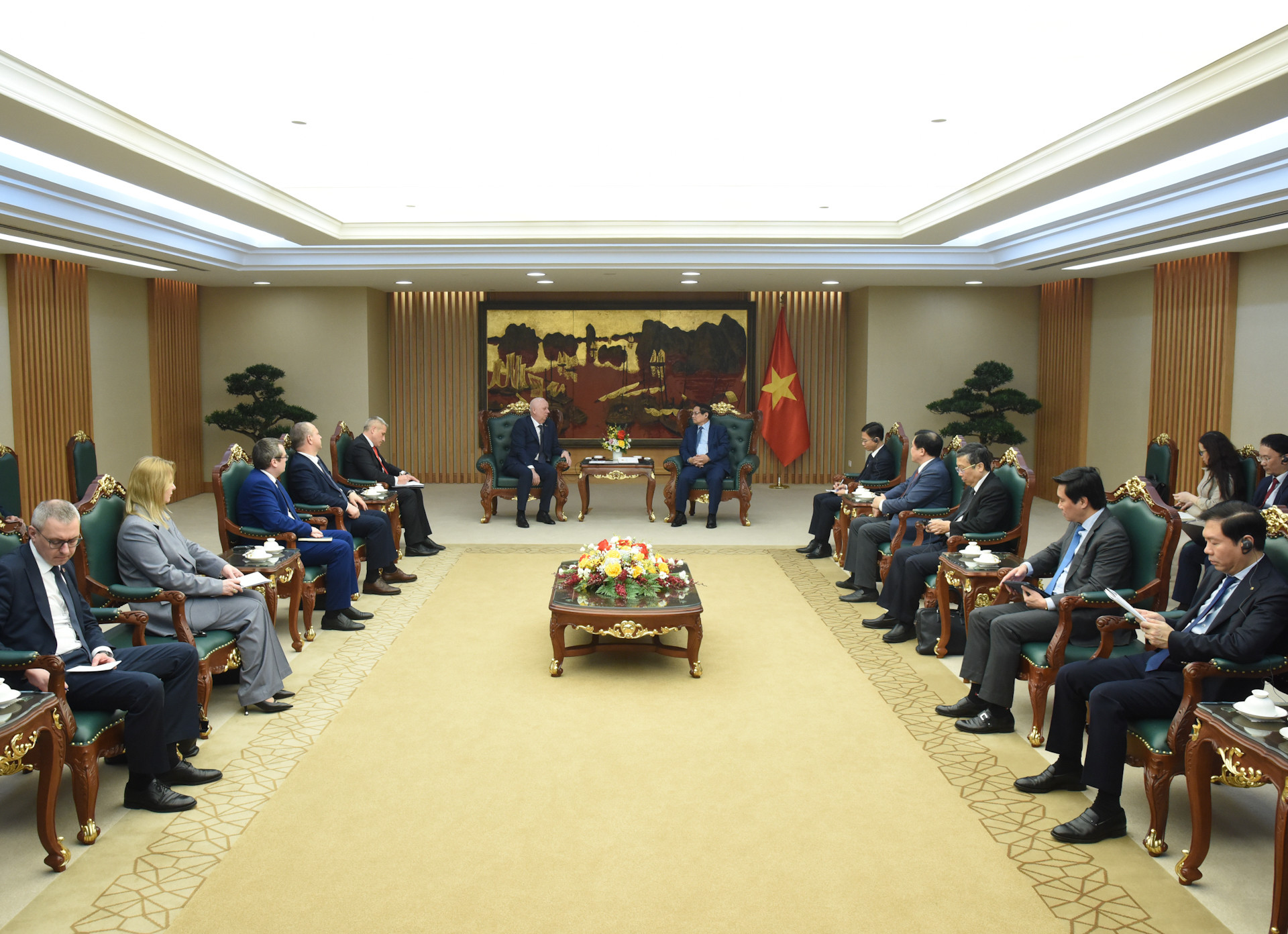 Quang cảnh buổi tiếp.