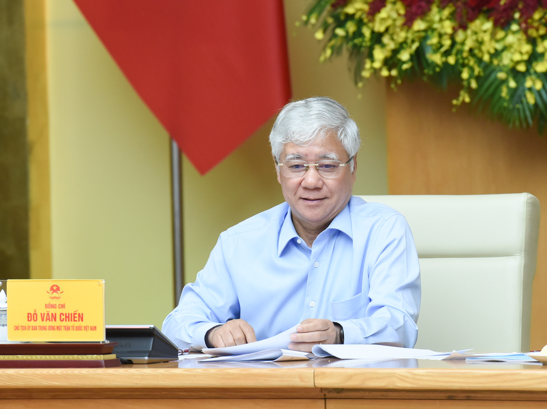 [Ảnh] Thủ tướng Phạm Minh Chính chủ trì phiên họp lần thứ tư Ban Chỉ đạo xóa nhà tạm, nhà dột nát ảnh 4