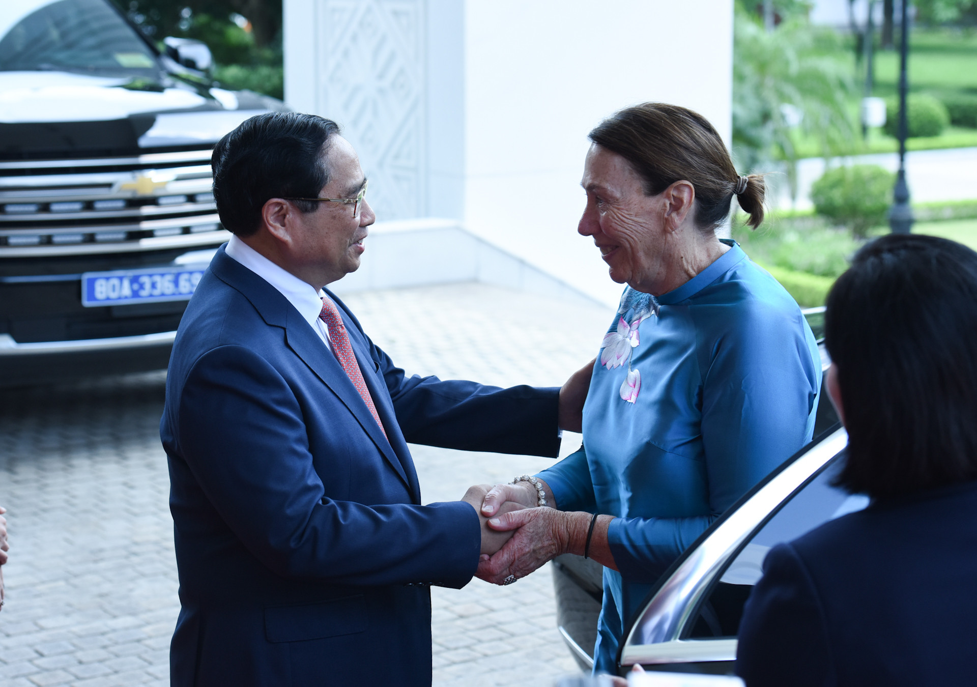 [Ảnh] Thủ tướng Phạm Minh Chính hội kiến Chủ tịch Thượng viện Australia Sue Lines ảnh 1