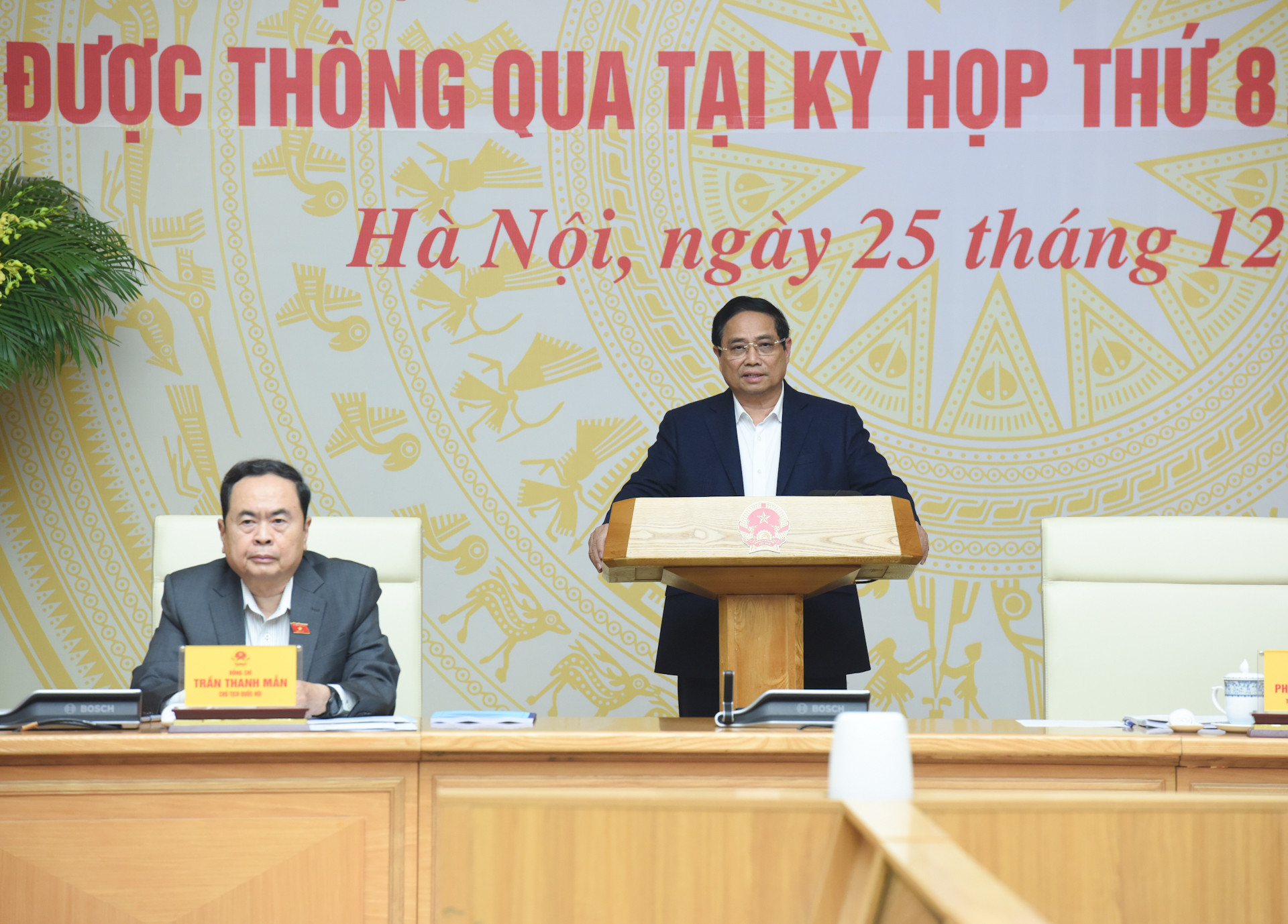 Thủ tướng Phạm Minh Chính phát biểu tại hội nghị.