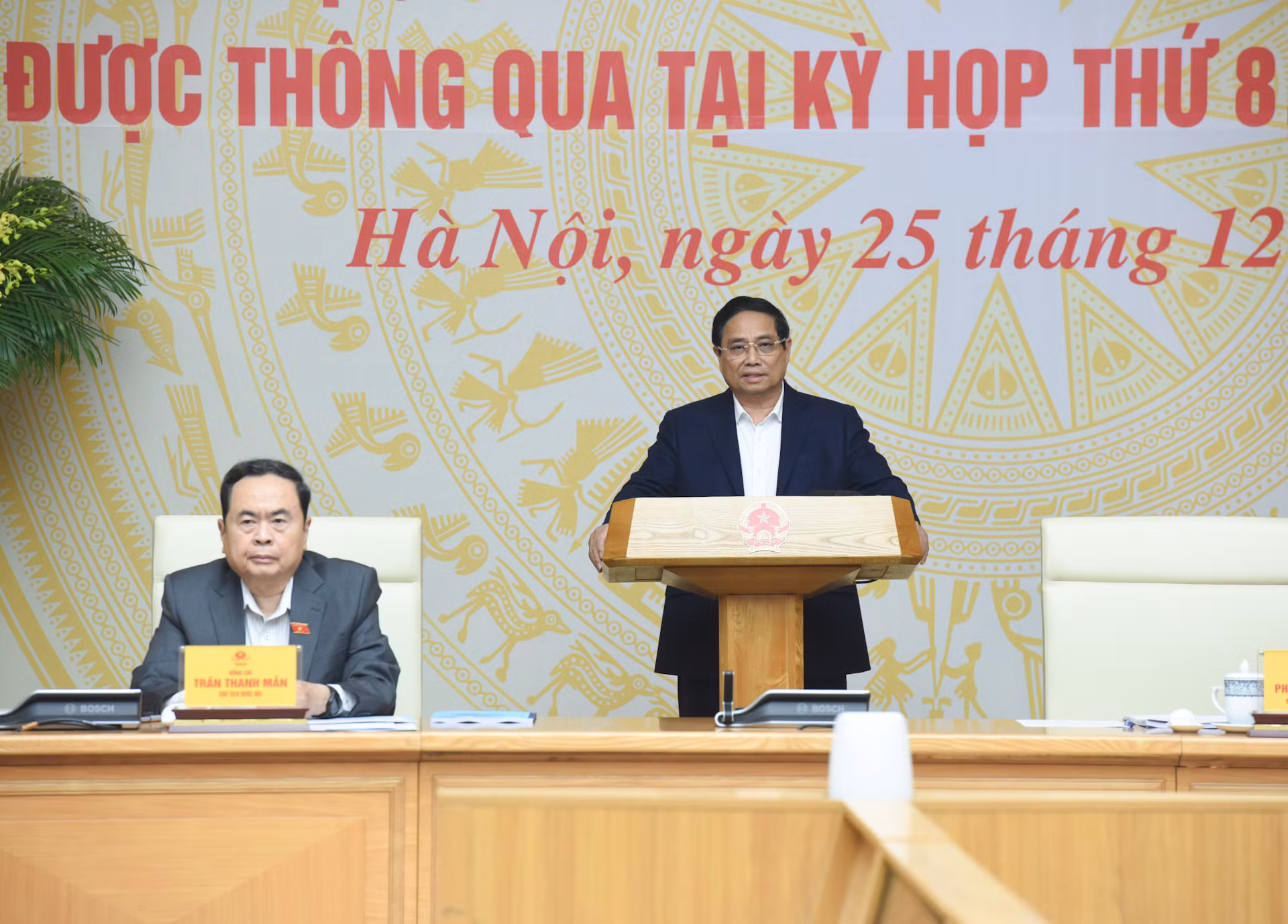 Thủ tướng Phạm Minh Chính phát biểu tại hội nghị.
