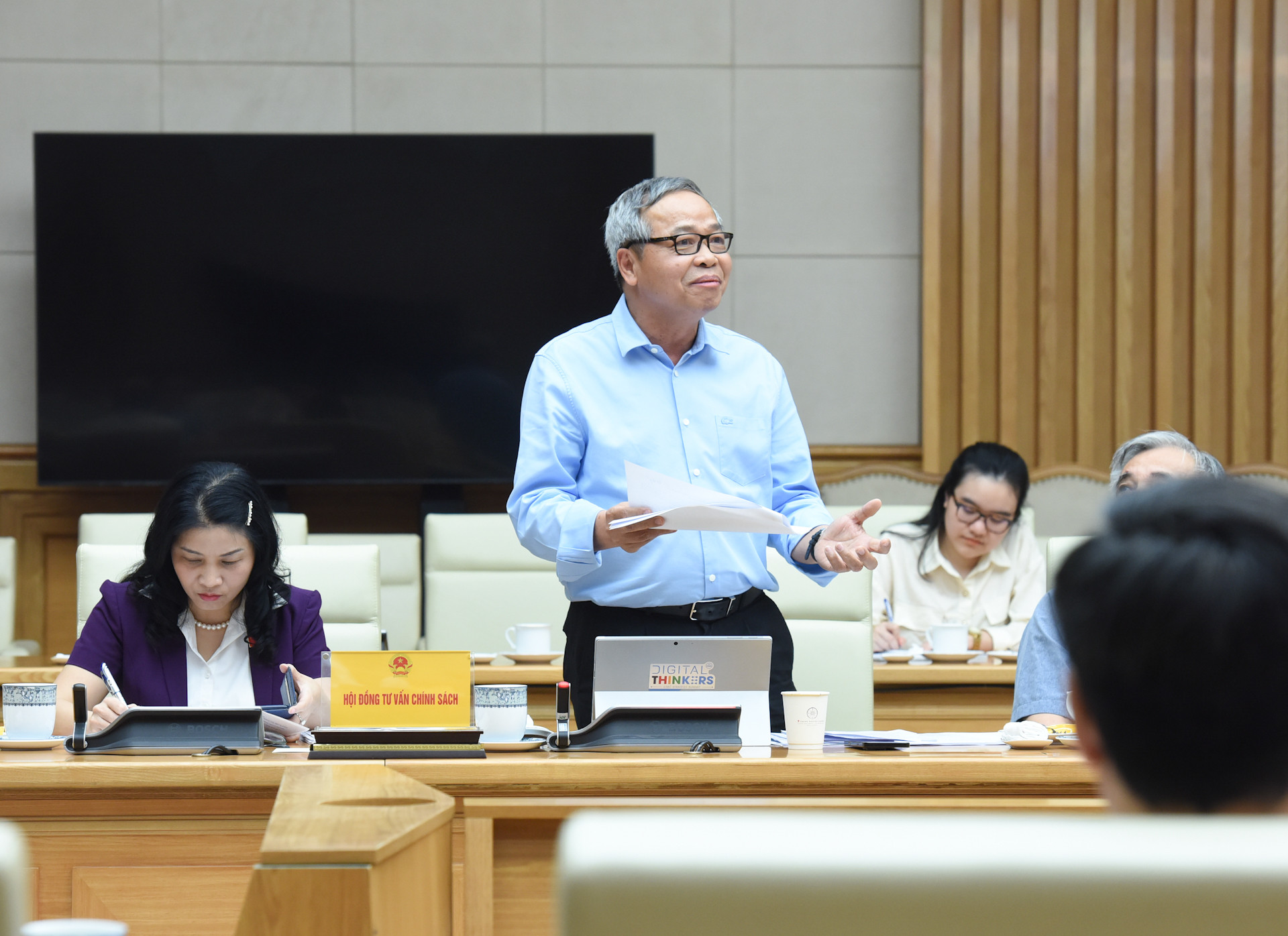 Ông Nguyễn Trung Chính, Chủ tịch Hội đồng quản trị kiêm Chủ tịch Điều hành Tập đoàn Công nghệ CMC phát biểu.