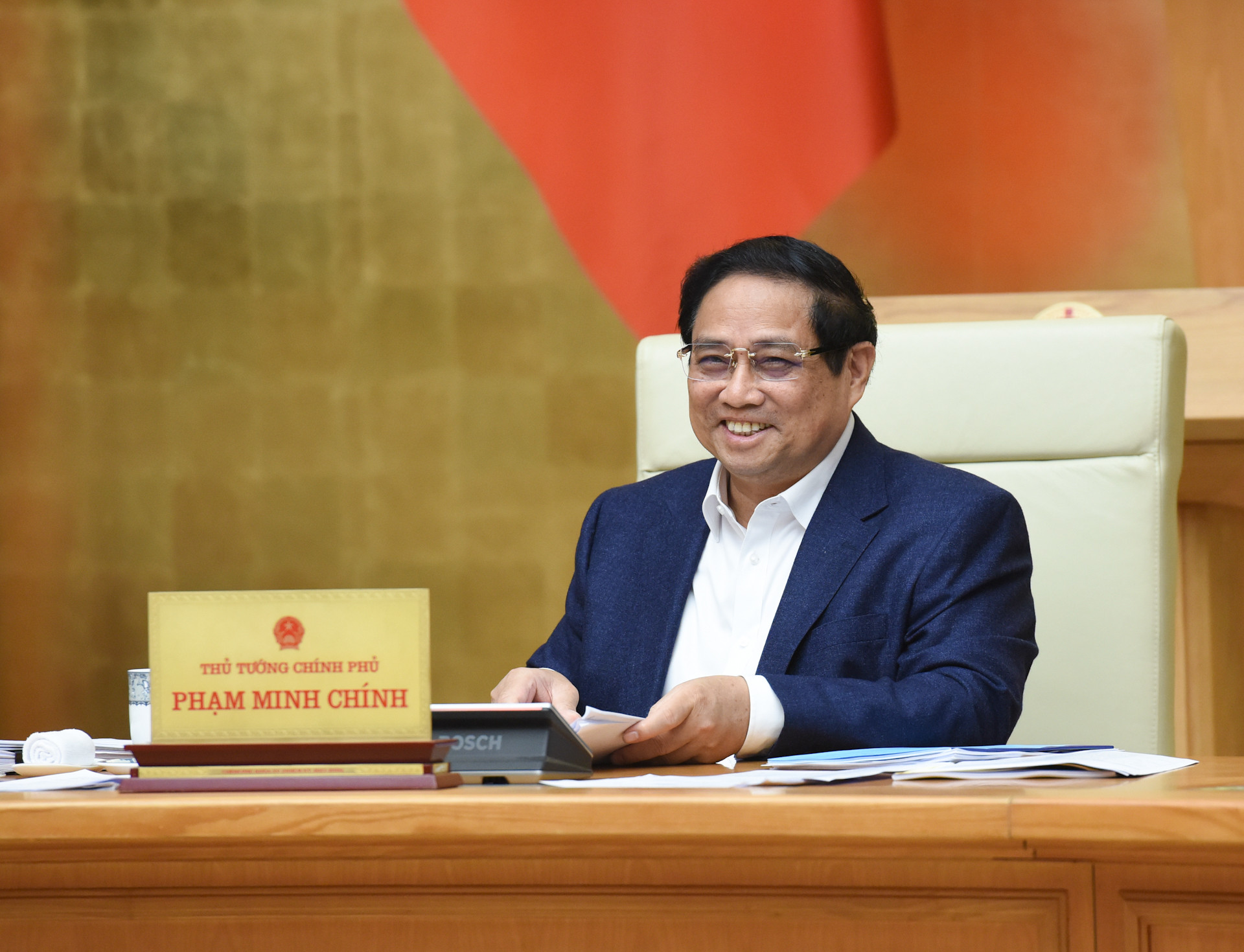 Thủ tướng Phạm Minh Chính chủ trì Phiên họp Chính phủ chuyên đề về xây dựng pháp luật tháng 12/2024.