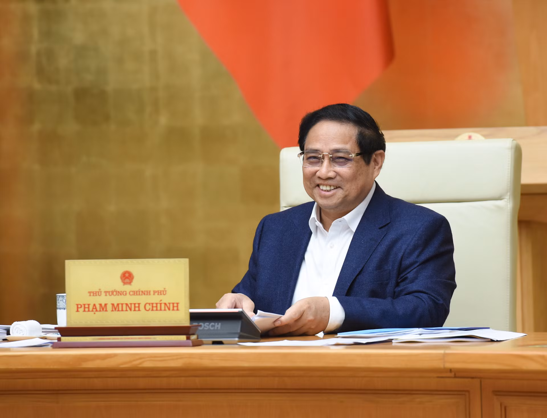 Thủ tướng Phạm Minh Chính chủ trì Phiên họp Chính phủ chuyên đề về xây dựng pháp luật tháng 12/2024.