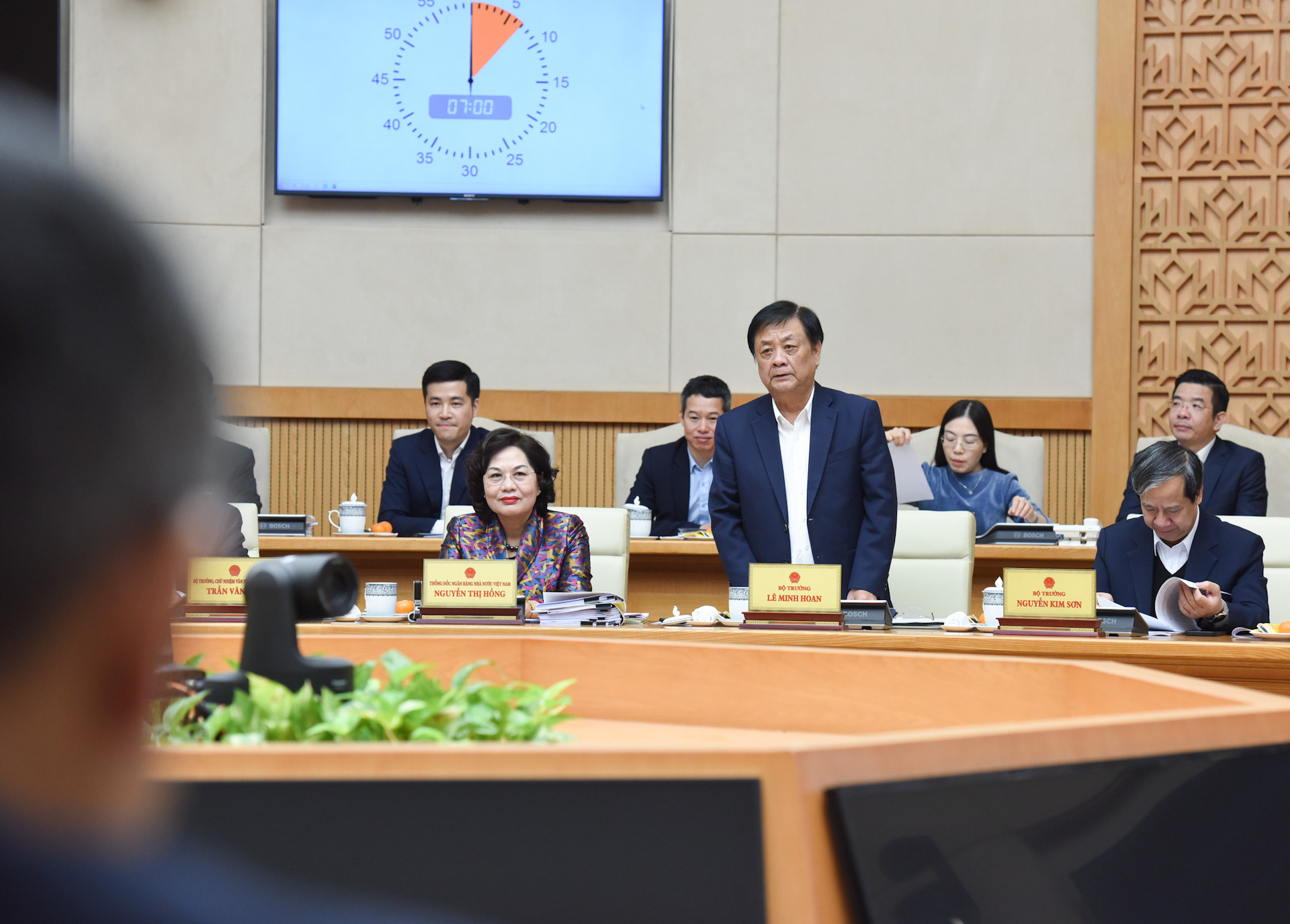 Bộ trưởng Nông nghiệp và Phát triển nông thôn Lê Minh Hoan phát biểu. Bộ trưởng Nông nghiệp và Phát triển nông thôn Lê Minh Hoan phát biểu.