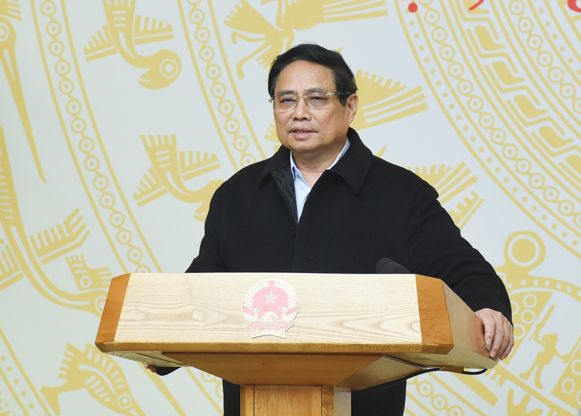 Thủ tướng Phạm Minh Chính phát biểu chỉ đạo tại phiên họp.