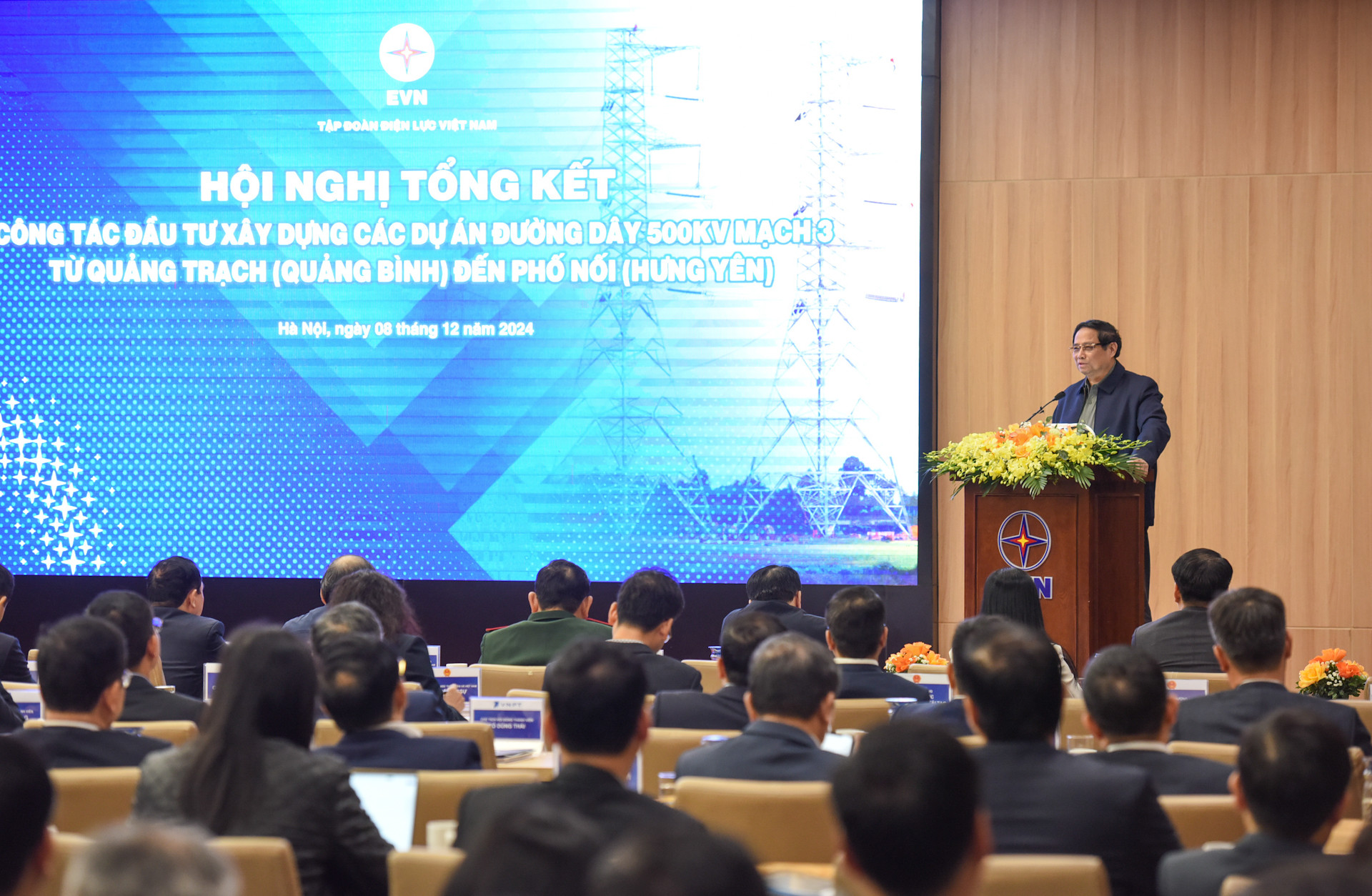 Thủ tướng Phạm Minh Chính phát biểu tại hội nghị.