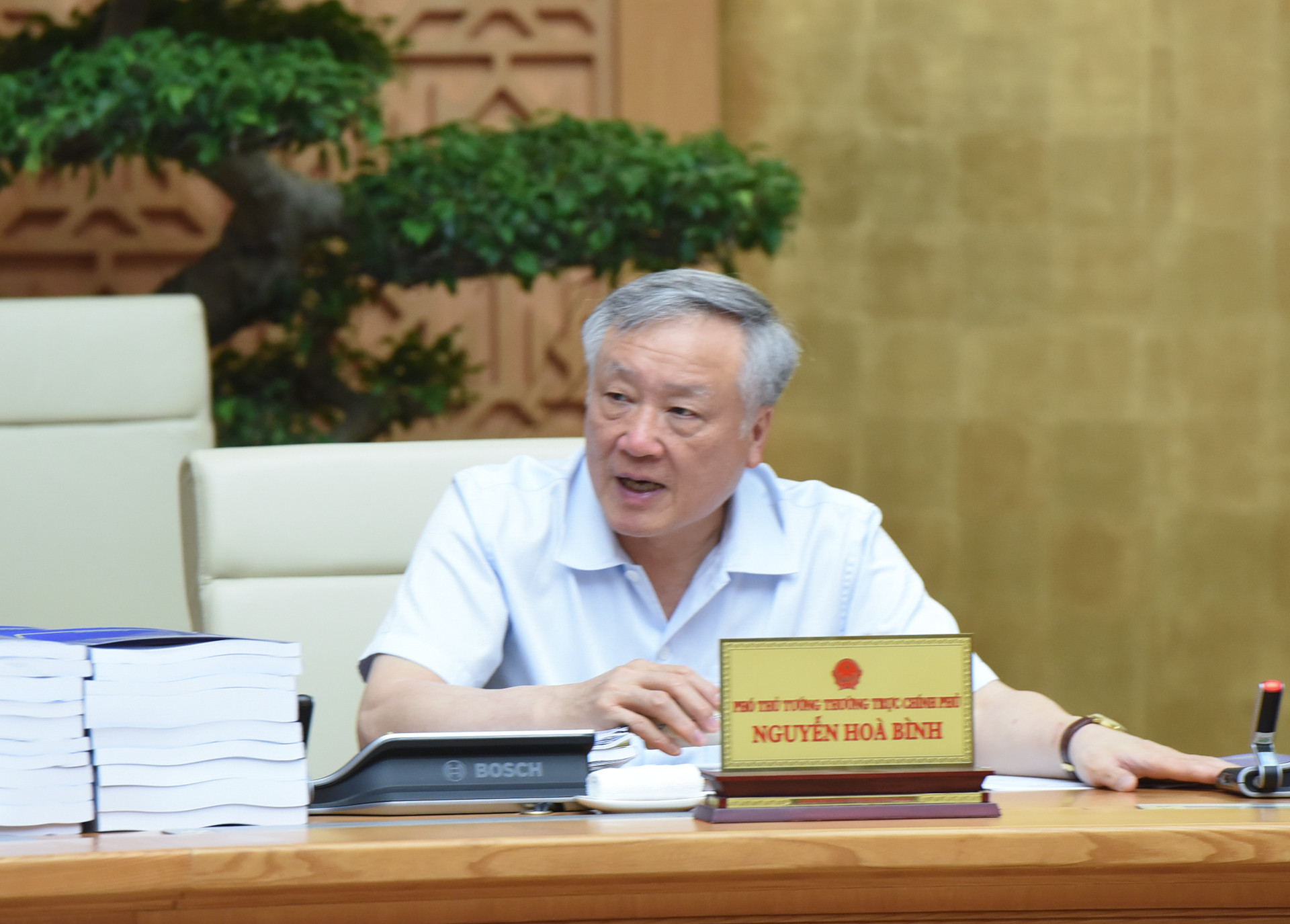 [Ảnh] Thủ tướng Phạm Minh Chính chủ trì cuộc họp Chính phủ chuyên đề về việc sắp xếp đơn vị hành chính các cấp ảnh 5