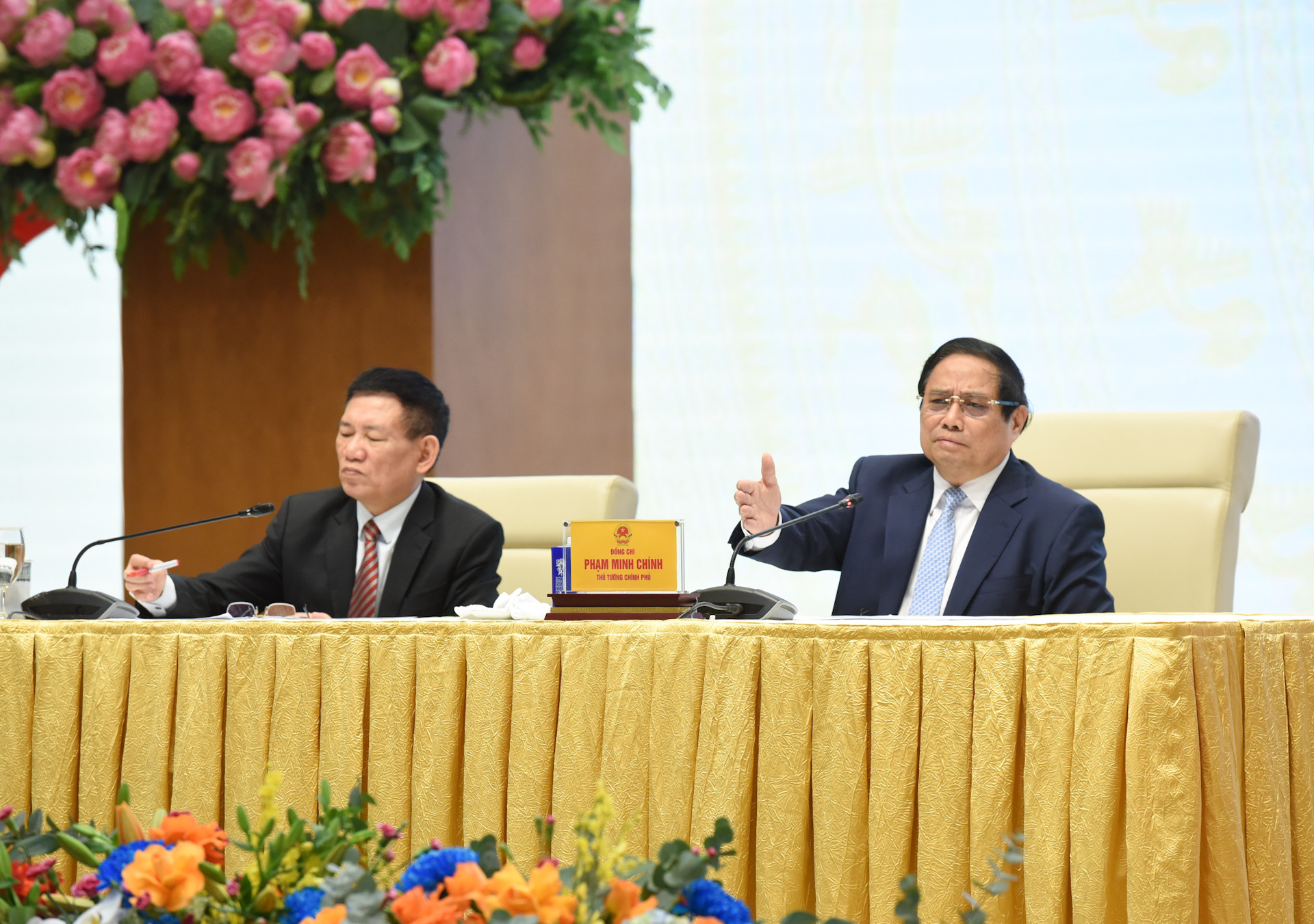 Thủ tướng Phạm Minh Chính chủ trì hội nghị. Thủ tướng Phạm Minh Chính chủ trì hội nghị.