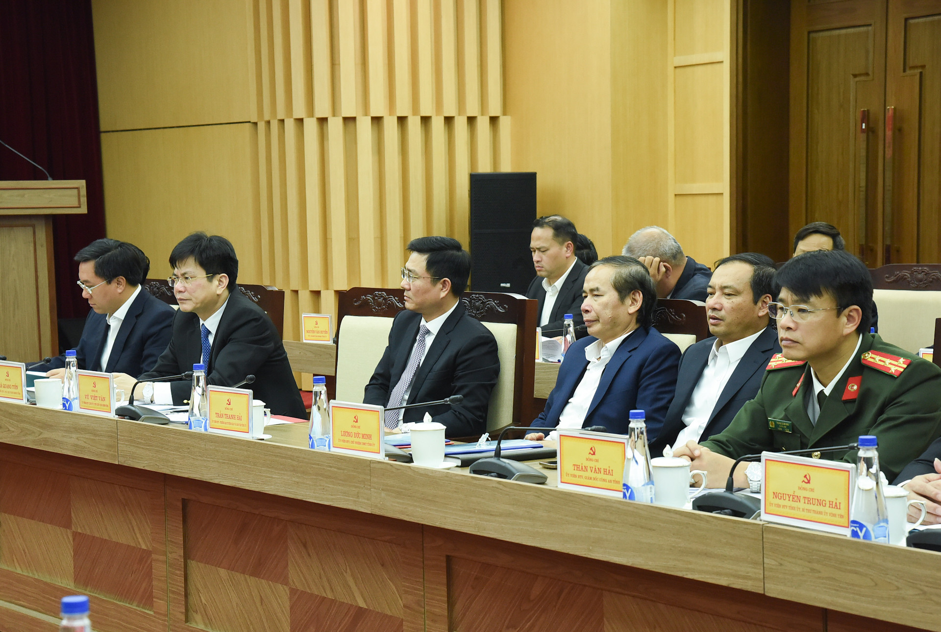 Lãnh đạo tỉnh Vĩnh Phúc tham dự buổi làm việc.