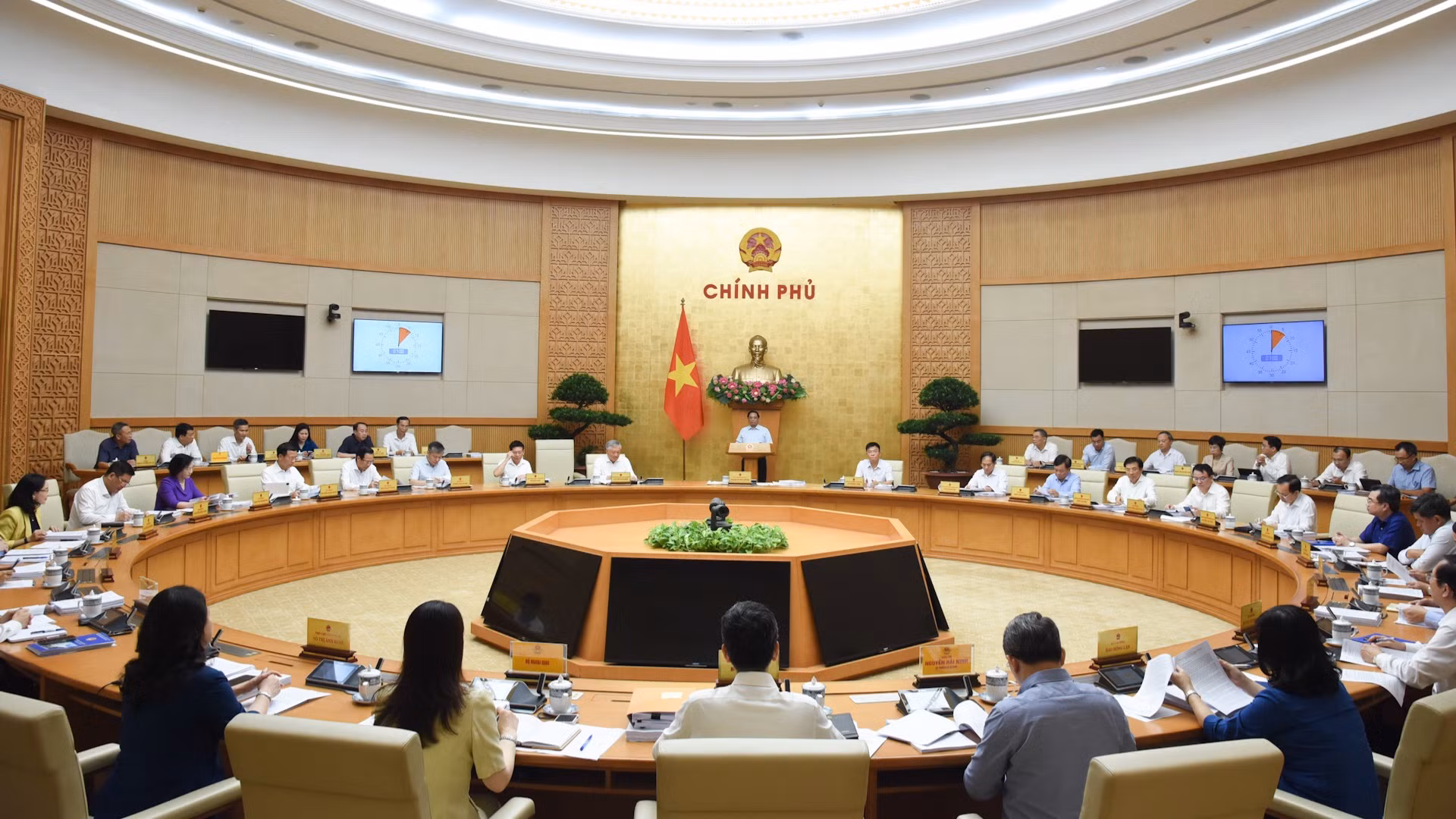 Phiên họp Chính phủ thường kỳ tháng 8 năm 2024. 