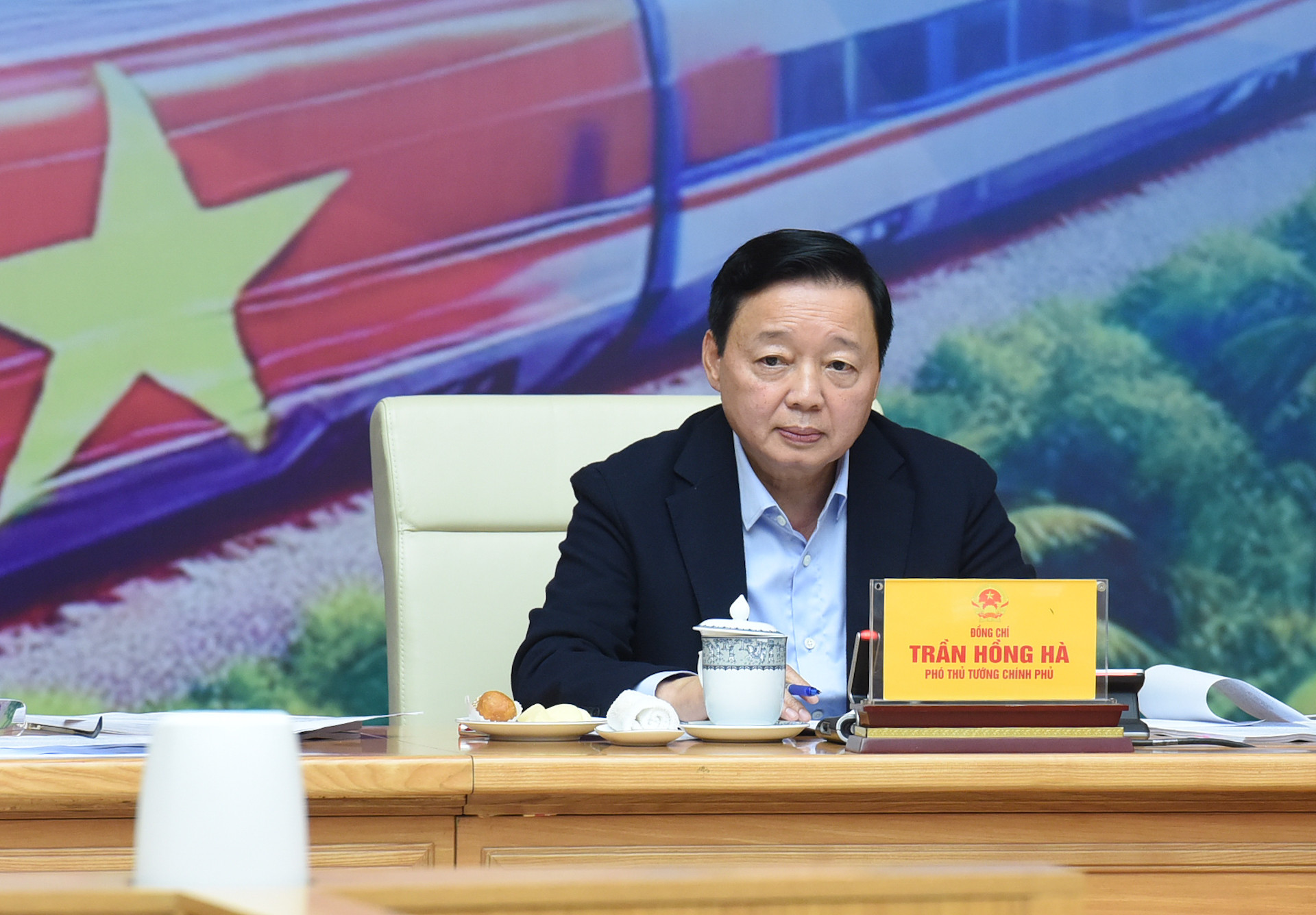 Phó Thủ tướng Trần Hồng Hà phát biểu.