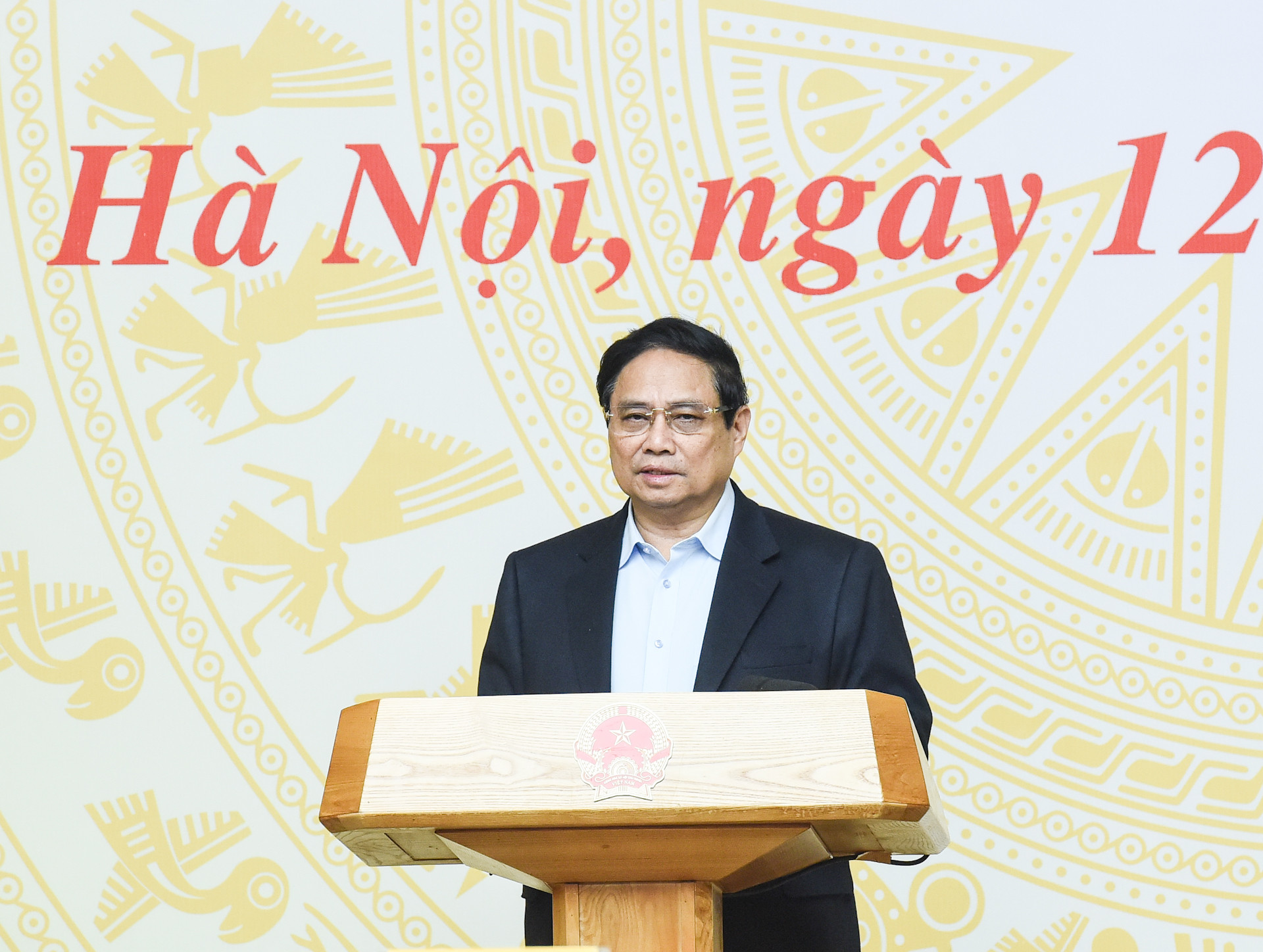 Thủ tướng Phạm Minh Chính phát biểu tại phiên họp. Thủ tướng Phạm Minh Chính phát biểu tại phiên họp.